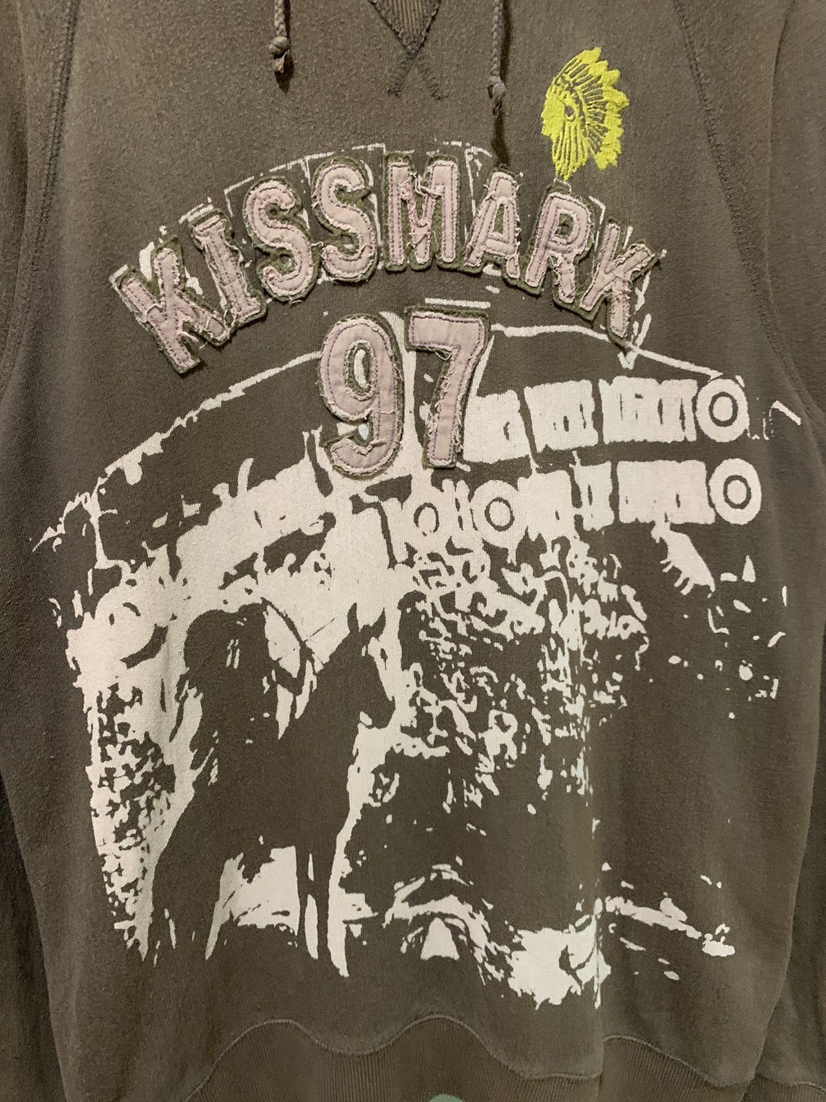 Japanese Brand Vintage Kissmark Hoodie Sweater Size US M / EU 48-50 / 2 - 3 Thumbnail