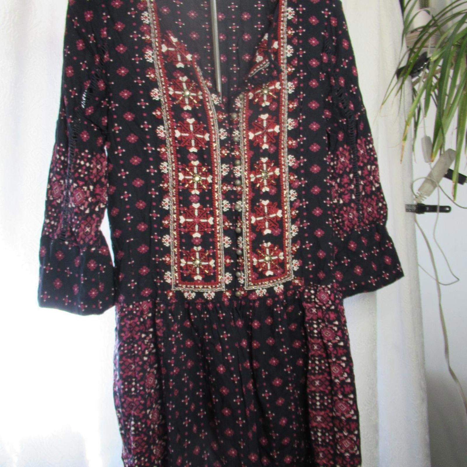 Other Anthropologie Women's Black and Multi Dress Size S / US 4 / IT 40 - 2 Thumbnail