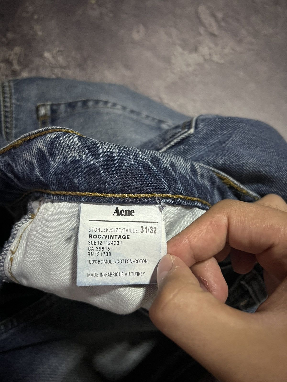 Acne Studios Vintage Acne Studios Denim Pants Jeans Streetwear Faded Size US 32 / EU 48 - 9 Thumbnail