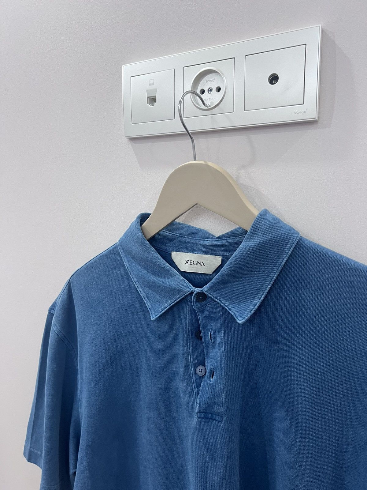 Z Zegna VERY RARE Basic luxury polo tee zegna XXL Size US XXL / EU 58 / 5 - 3 Thumbnail