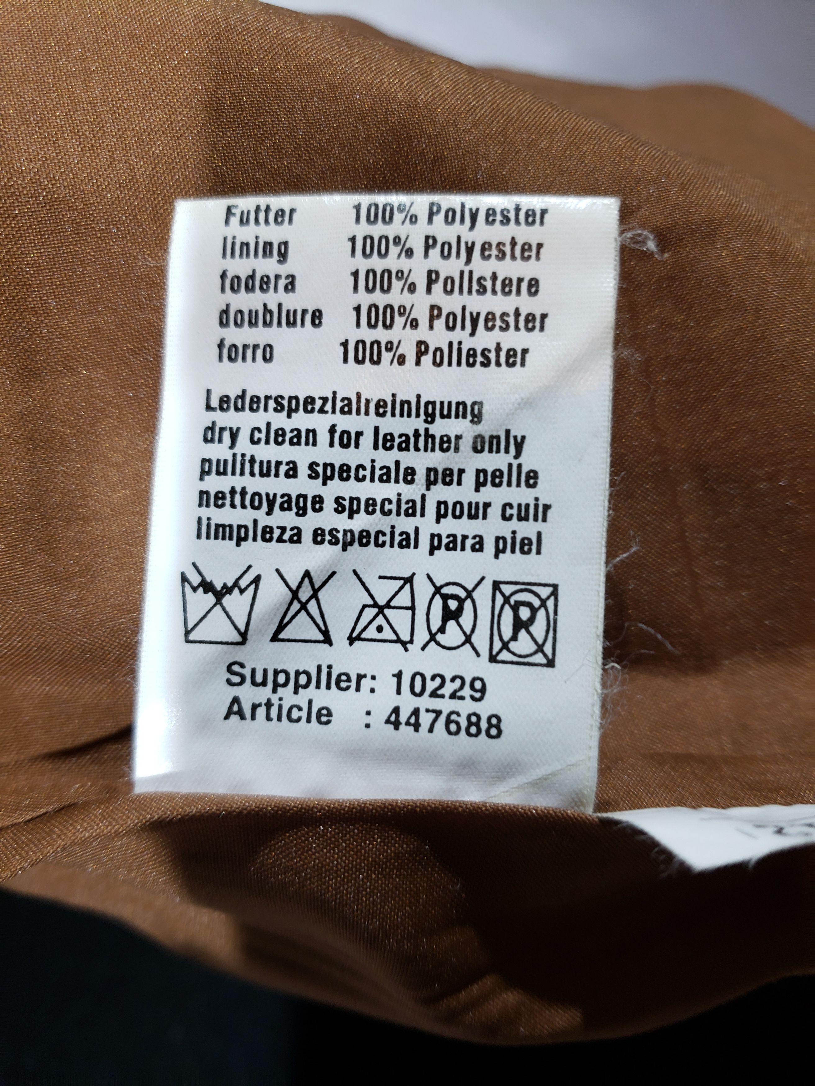 Other Brown leather pants made of genuine leather. Size US 30 / EU 46 - 9 Thumbnail