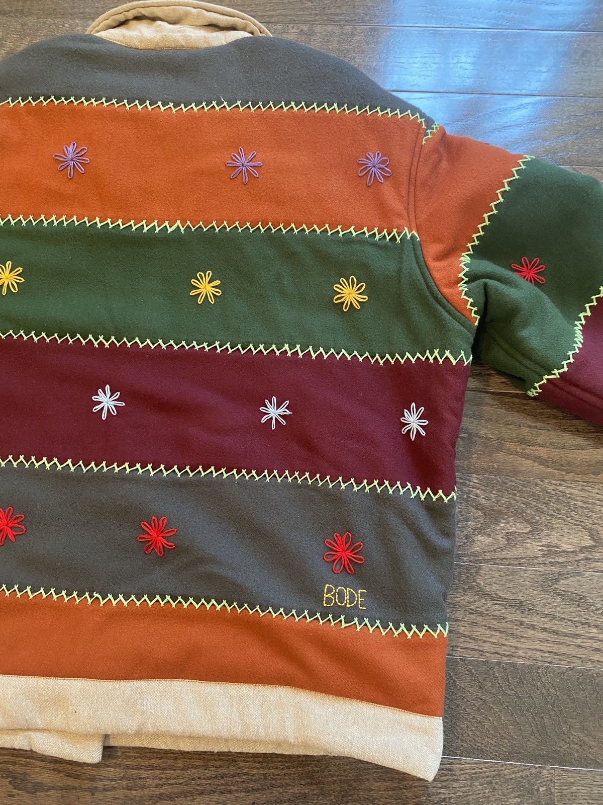 Bode BODE Embroidered Autumn Quilt Jacket size L/XL Size US L / EU 52-54 / 3 - 4 Thumbnail