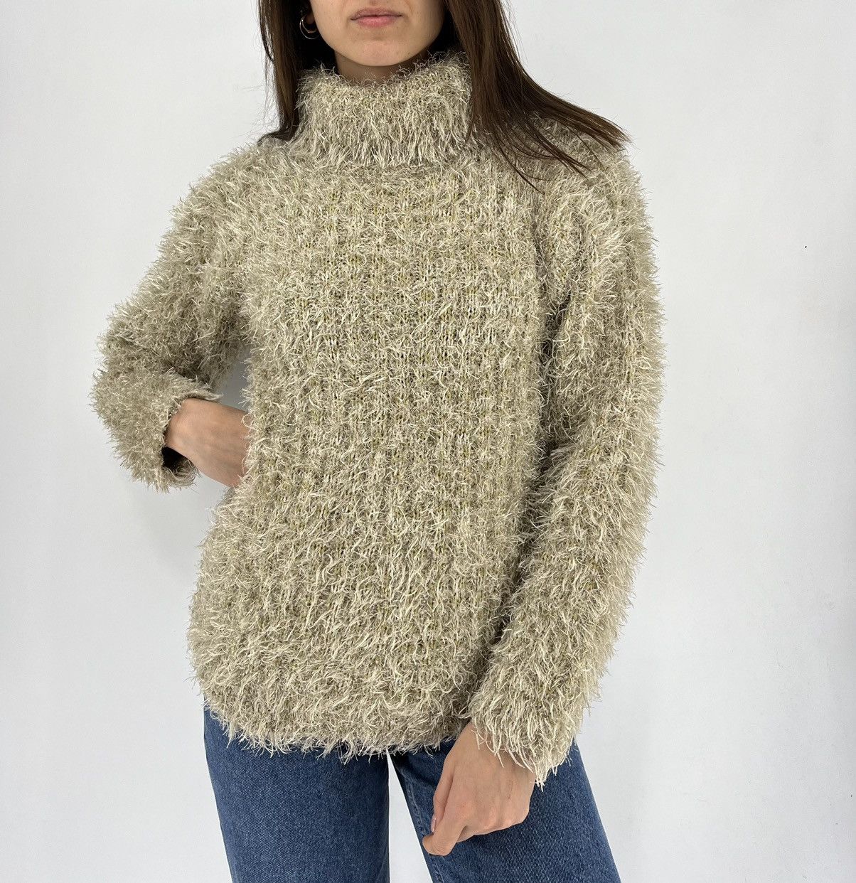 Japanese Brand Vintage Y2K Mohair Teddy Grass Sweater Cutie Style Size S / US 4 / IT 40 - 5 Thumbnail