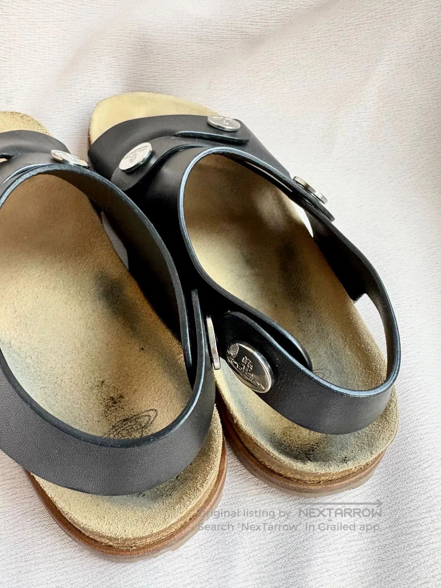 Vivienne Westwood Vivienne Westwood Black Saturn Birkenstock. Size US 7 / IT 37 - 7 Thumbnail