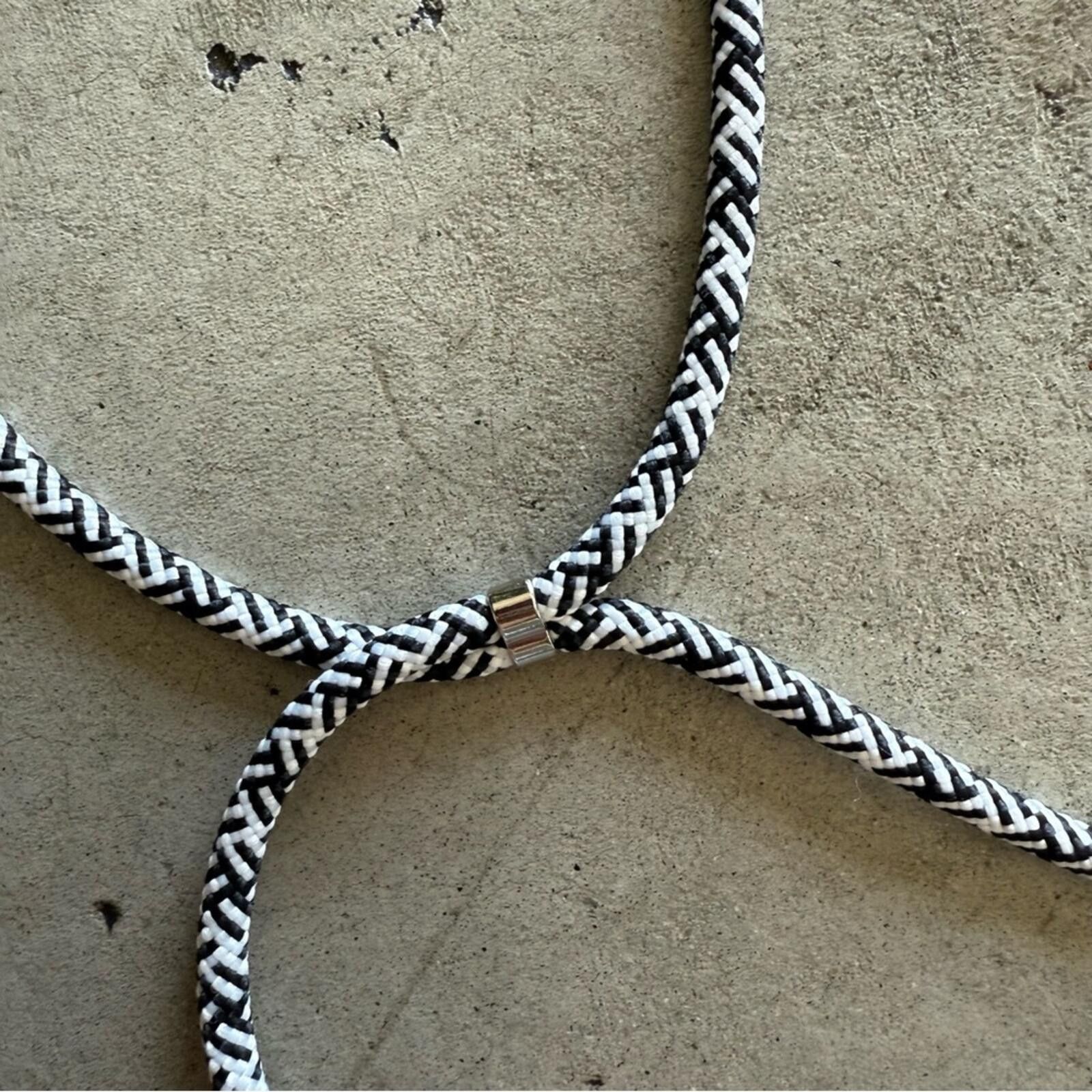 Other Phone Lanyard Crossbody Strap / Black White Size ONE SIZE - 3 Thumbnail