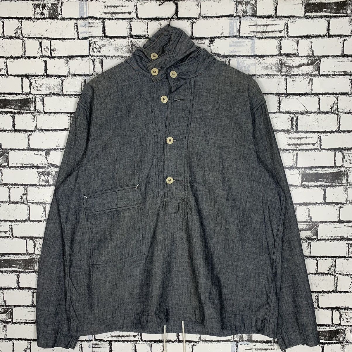 image of America Vintage Workwear Post Overalls Hoodie Jacket in No Colour, Men's (Size Large)
