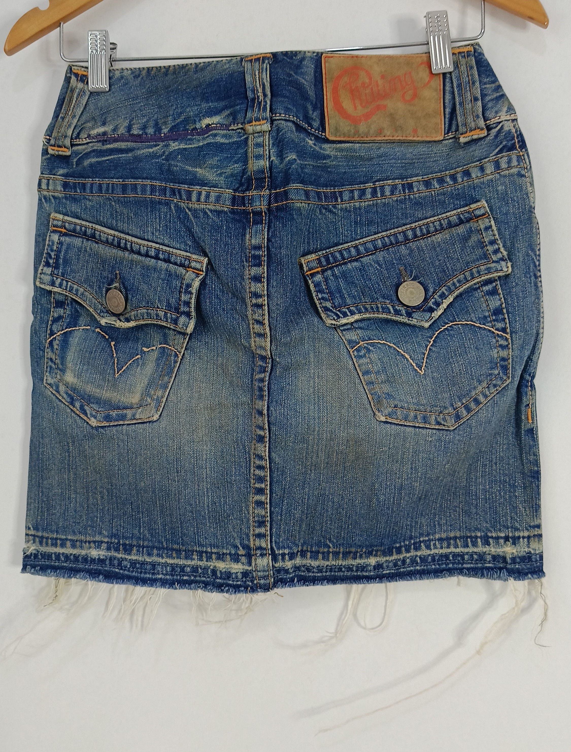 Hysteric Glamour Hysteric Glamour Japan denim patched short skirt small VTG Size 27" / US 4 / IT 40 - 6 Thumbnail