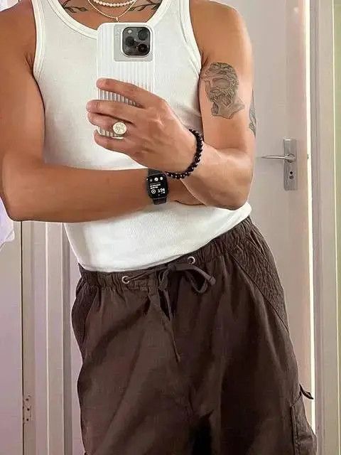 Japanese Brand Men's lightweight cargo pants Size US 34 / EU 50 - 7 Thumbnail