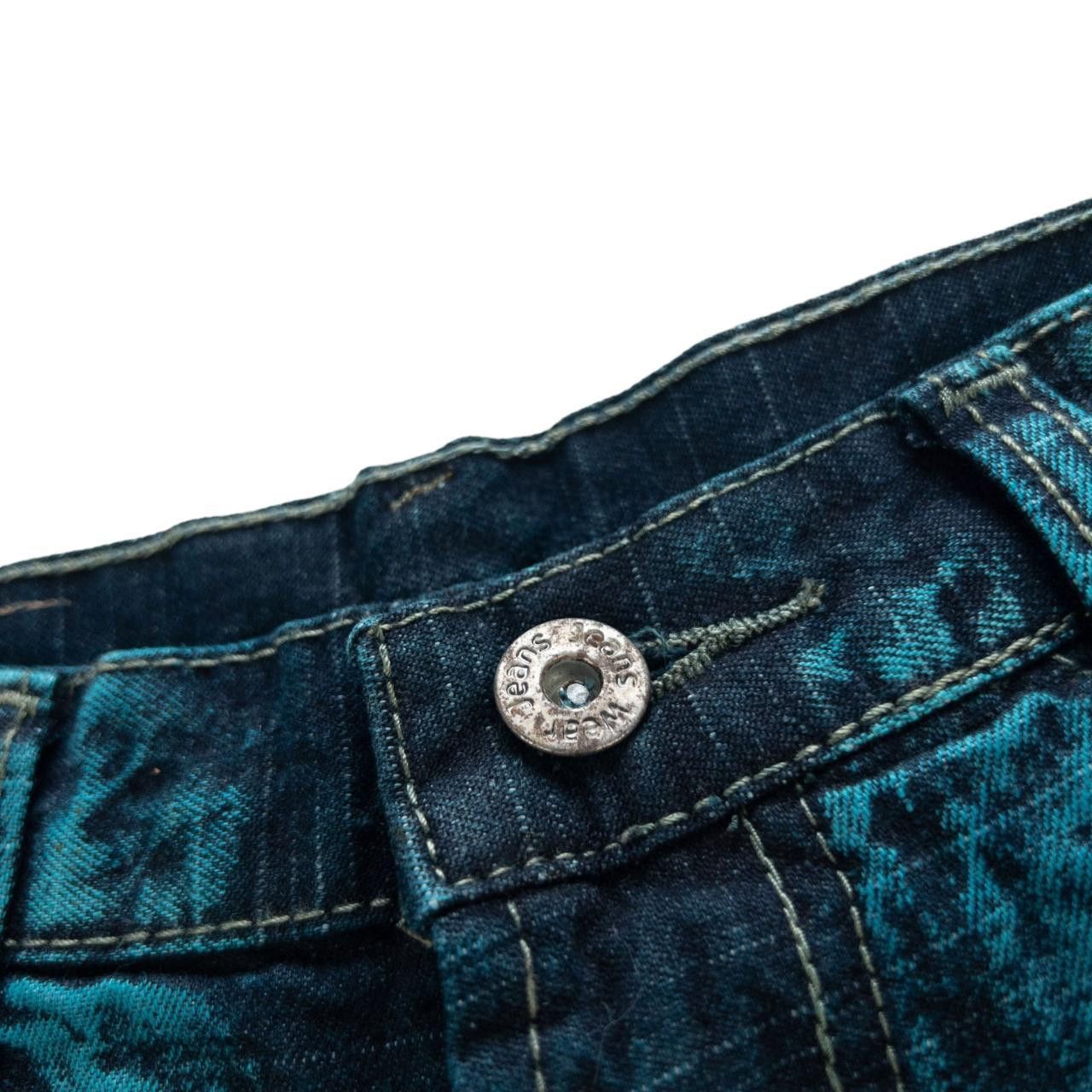 Other Vintage Campus Blue Dyed Strip Denim Jeans Size W30 Size US 30 / EU 46 - 6 Thumbnail