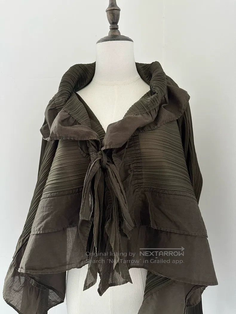 Issey Miyake Issey Miyake Brown Jacket Size L / US 10 / IT 46 - 3 Thumbnail