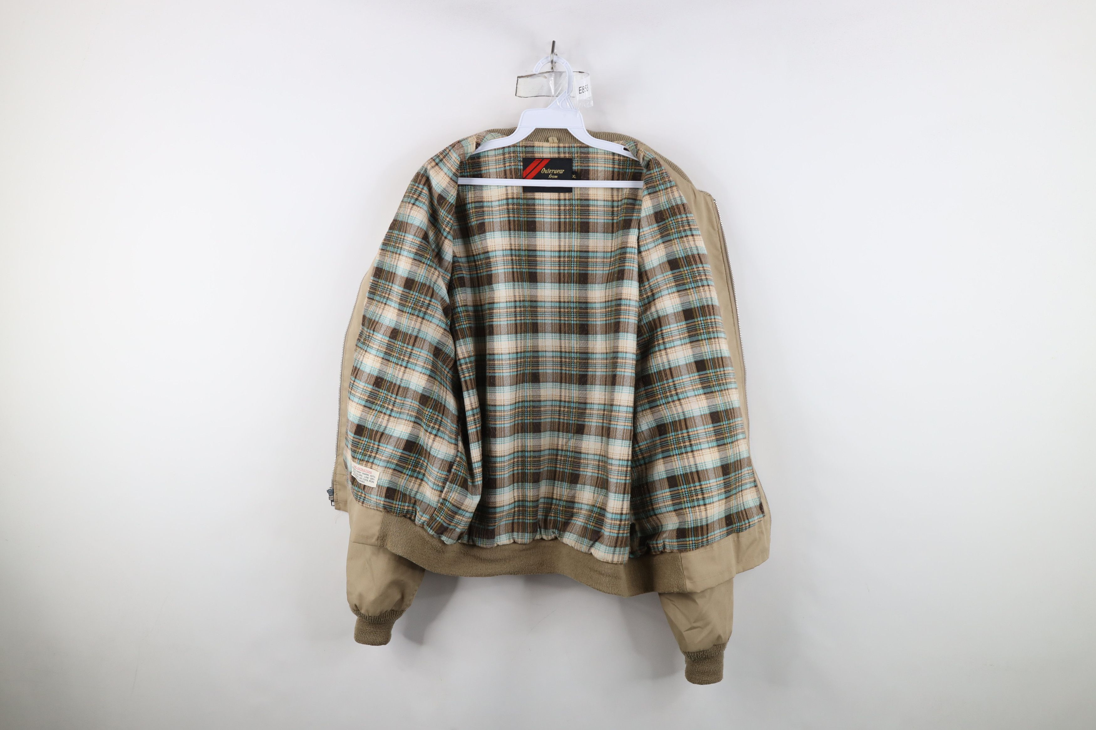 Vintage Vintage 70s Streetwear Flannel Lined Catalina Bomber Jacket Size US XL / EU 56 / 4 - 10 Thumbnail