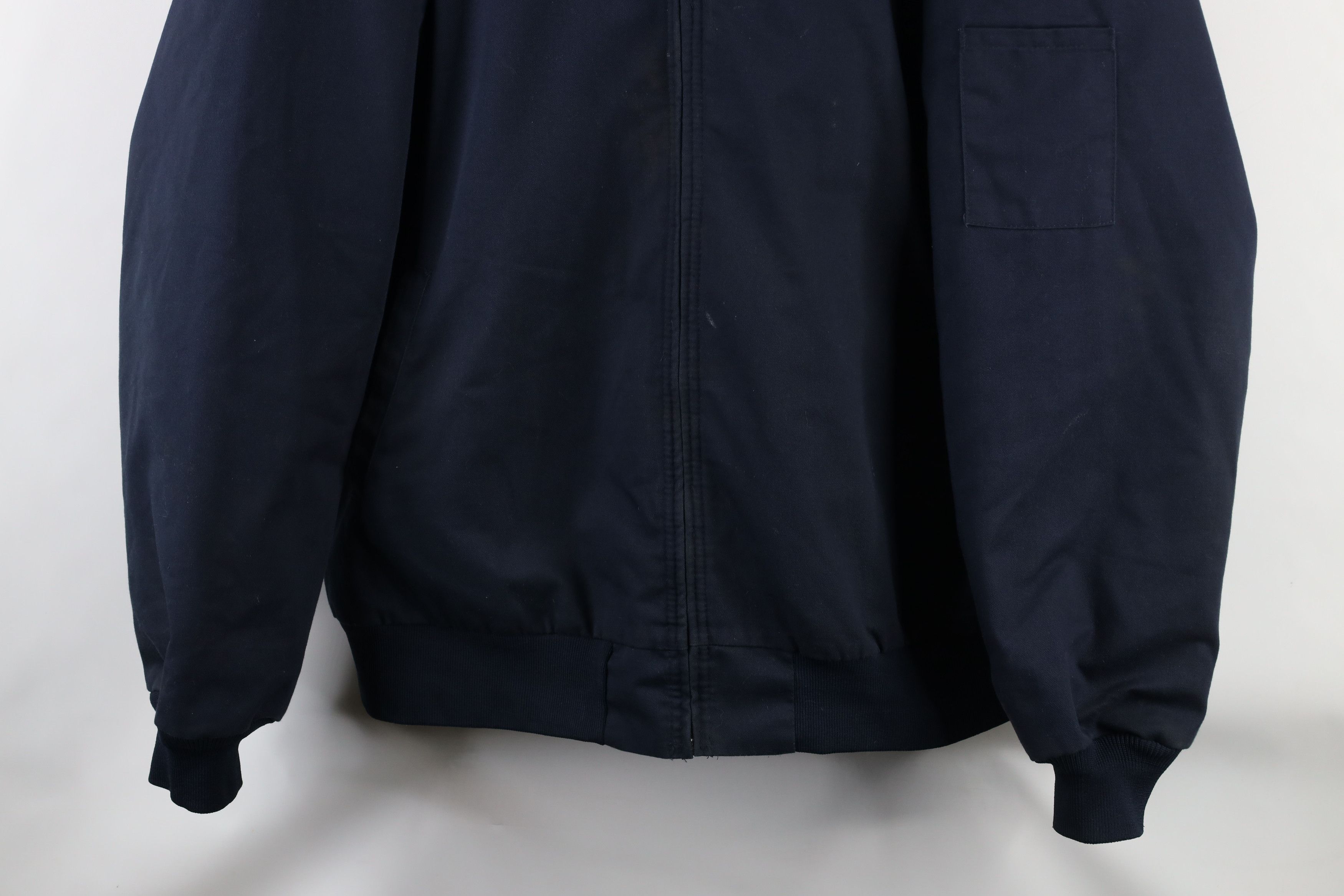 Vintage Vintage 90s Streetwear Quilted Mechanic Work Bomber Jacket Size US XXL / EU 58 / 5 - 3 Thumbnail
