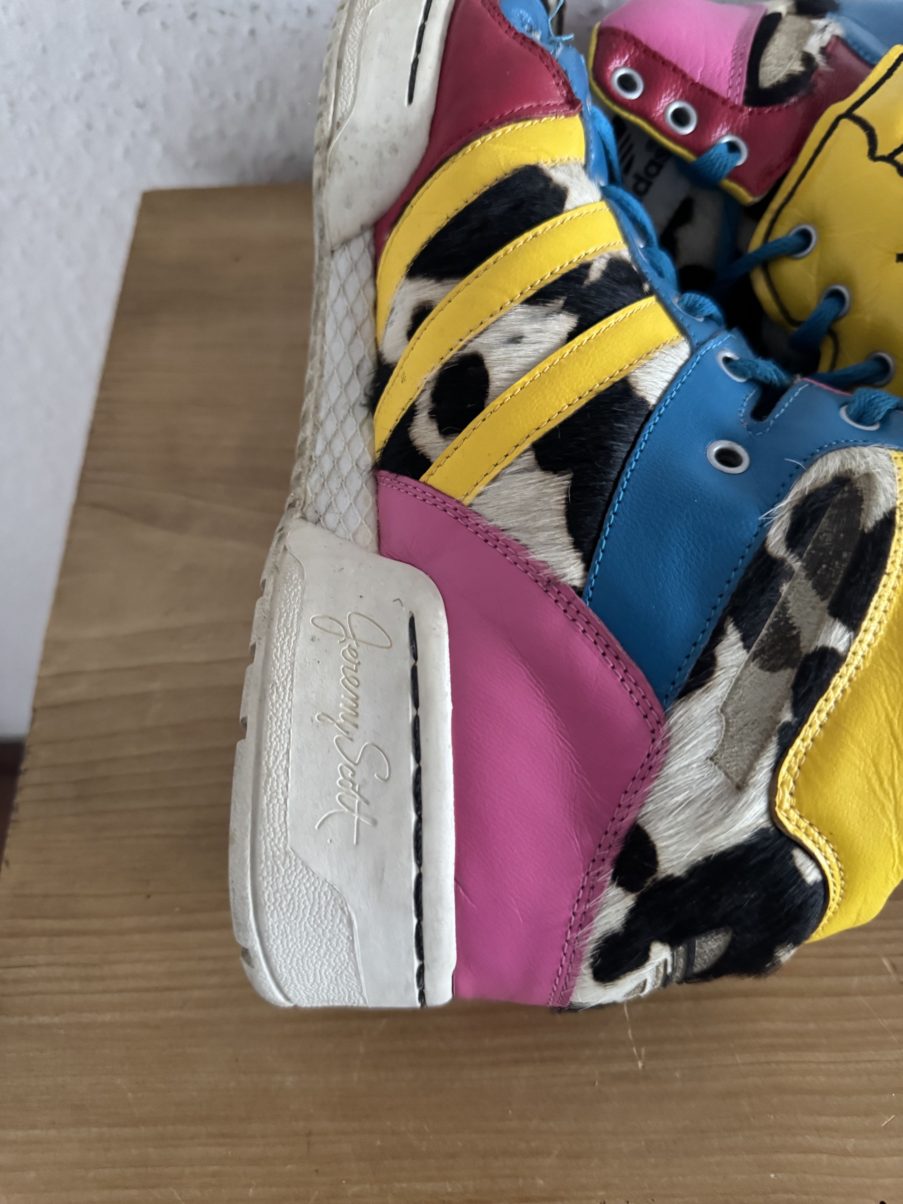 Adidas × Jeremy Scott 2NE1 Wings High Top Sneakers Size US 9.5 / EU 42-43 - 15 Thumbnail