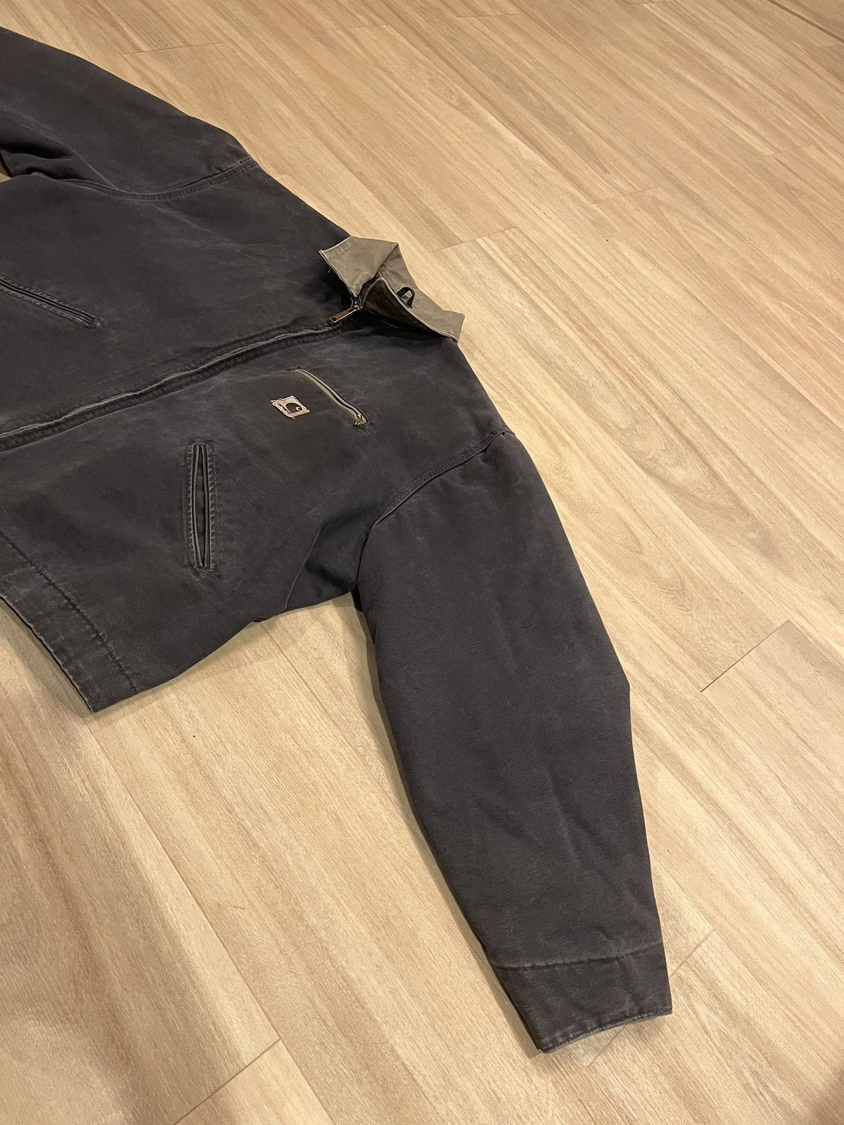Carhartt Vintage J97 PTL Faded Grey Carhartt Detroit Jacket Size L Size US XXL / EU 58 / 5 - 5 Thumbnail