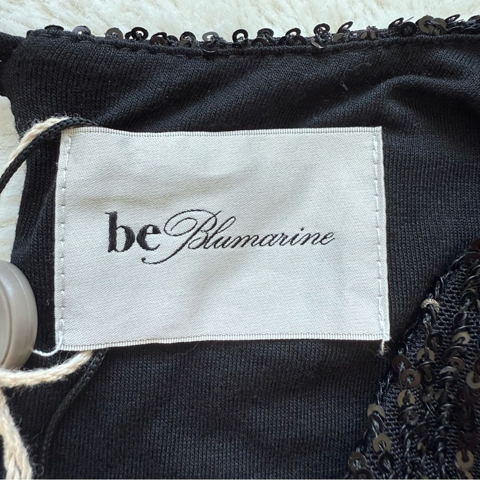 Blumarine NWT!!! Be Blumarine Black Sequins Dress, Size 6, MSRP. $608 Size M / US 6-8 / IT 42-44 - 11 Thumbnail