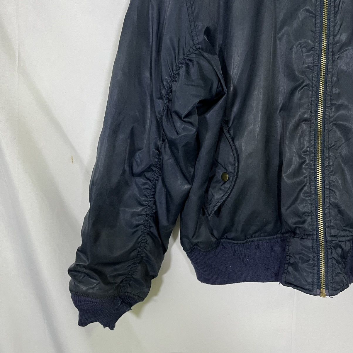 Vintage VINTAGE 90s BOMBER JACKET MA1 Size US L / EU 52-54 / 3 - 2 Thumbnail