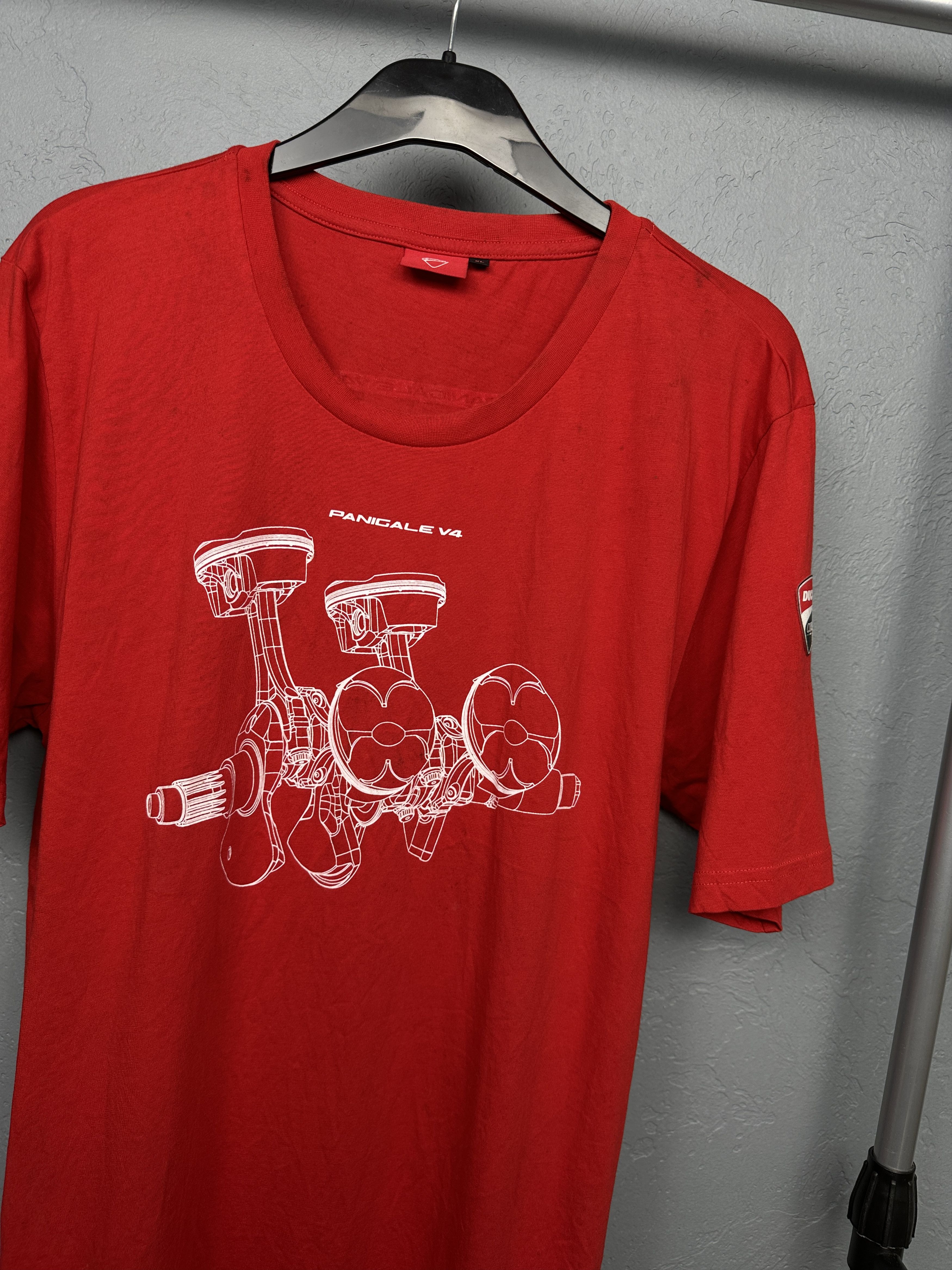 Ducati Ducati Corse Racing Team Vintage Mens Crew Neck T-Shirt Size US XL / EU 56 / 4 - 2 Thumbnail