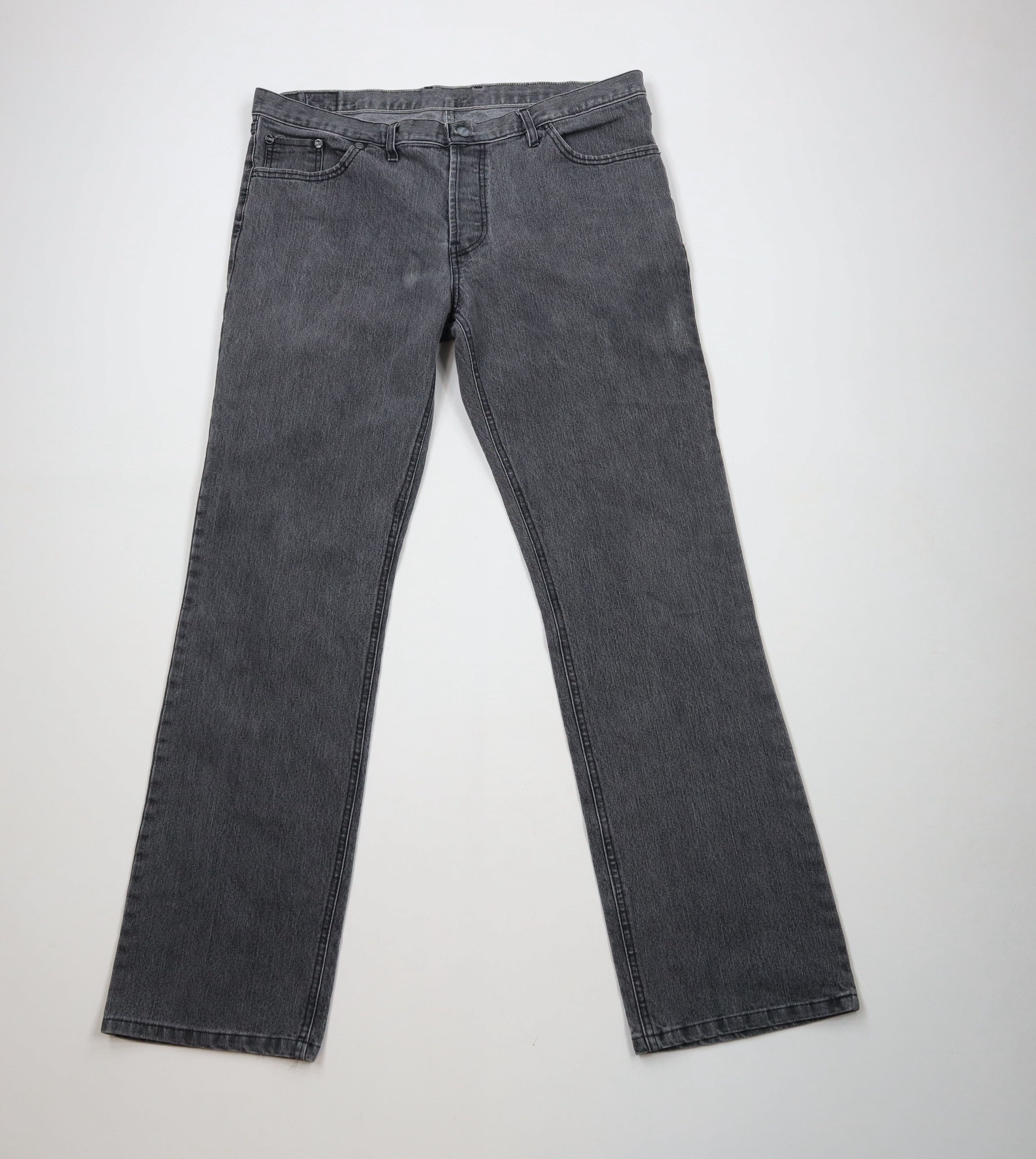 Vintage Vintage 90s Y2K Streetwear Button Fly Baggy Wide Leg Jeans Size US 38 / EU 54 - 1 Thumbnail