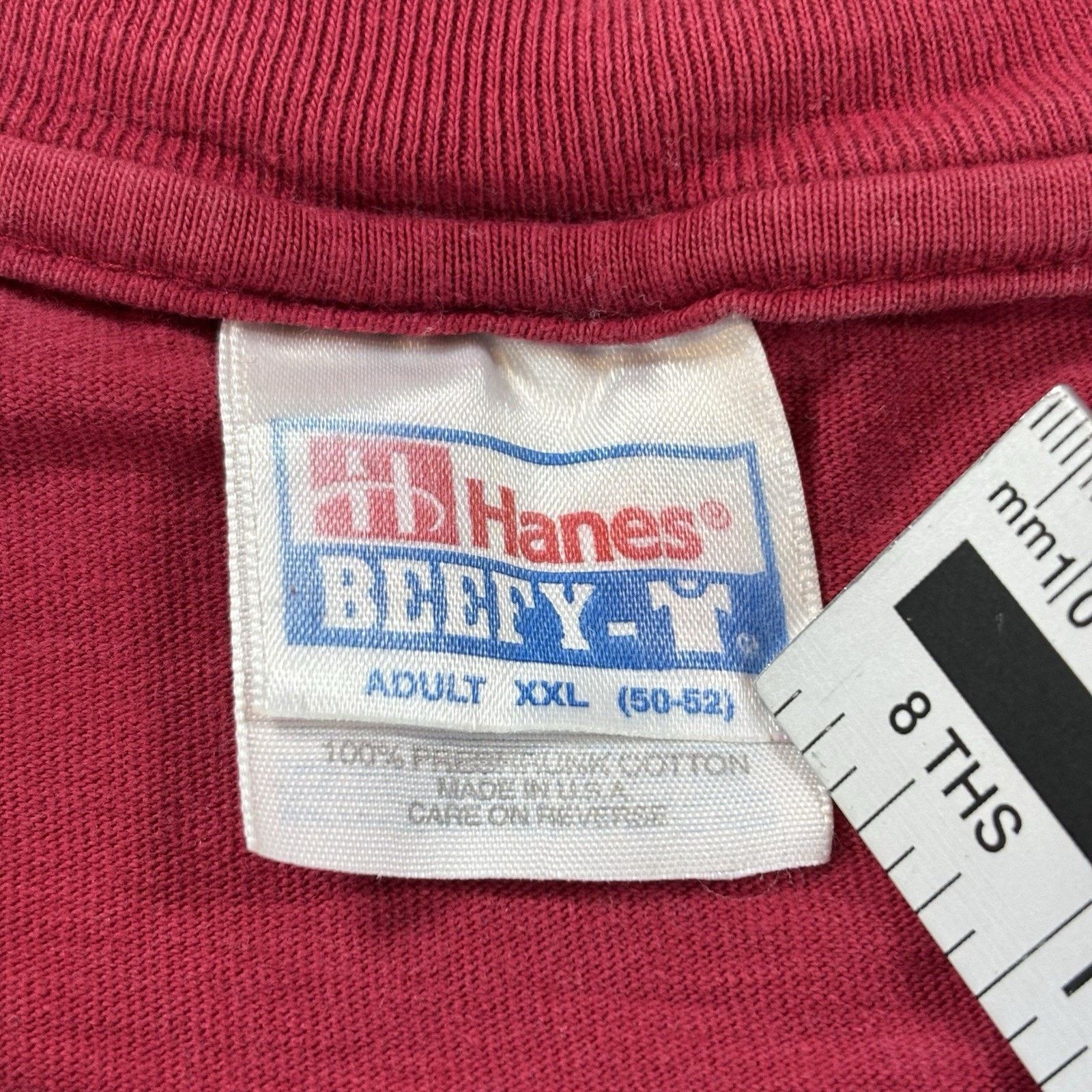 Hanes Vintage 1996 USC Daily Trojan Hanes Beefy-T Red Shirt XXL Size US XXL / EU 58 / 5 - 3 Thumbnail