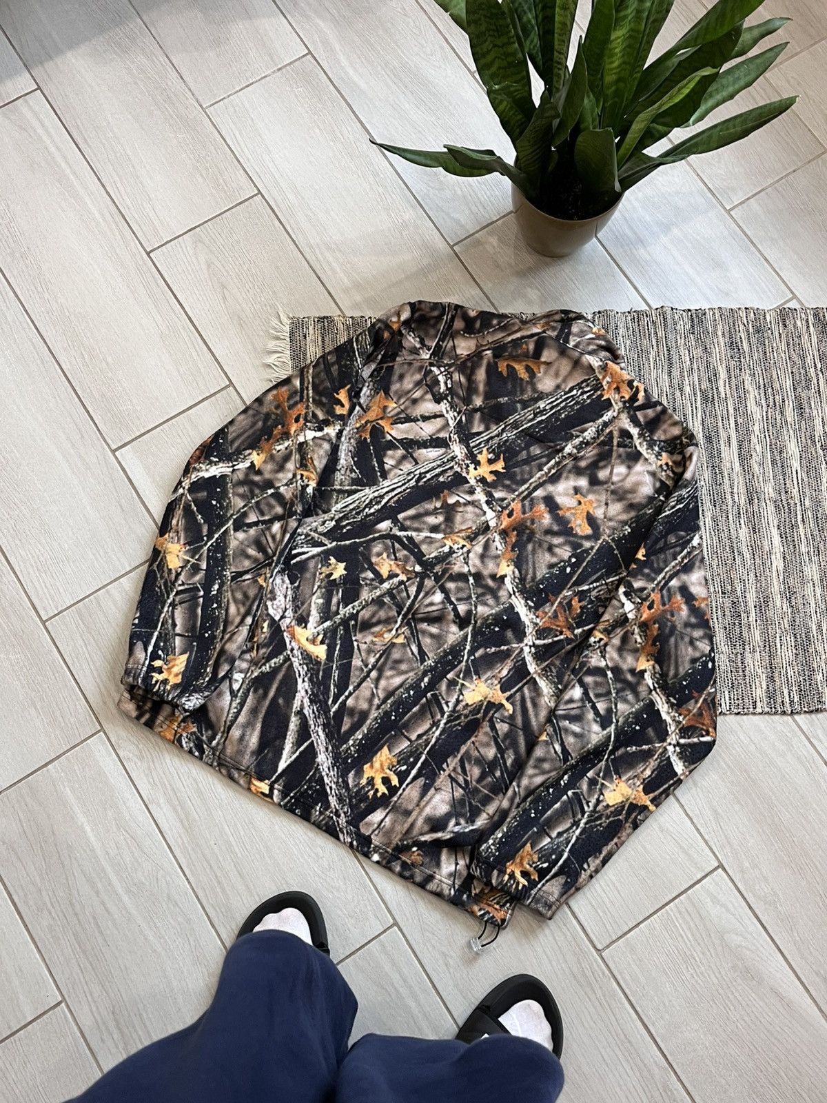Realtree × Vintage Vintage RealTree Fleece sweatshirt workwear Jacket hype Size US XL / EU 56 / 4 - 3 Thumbnail