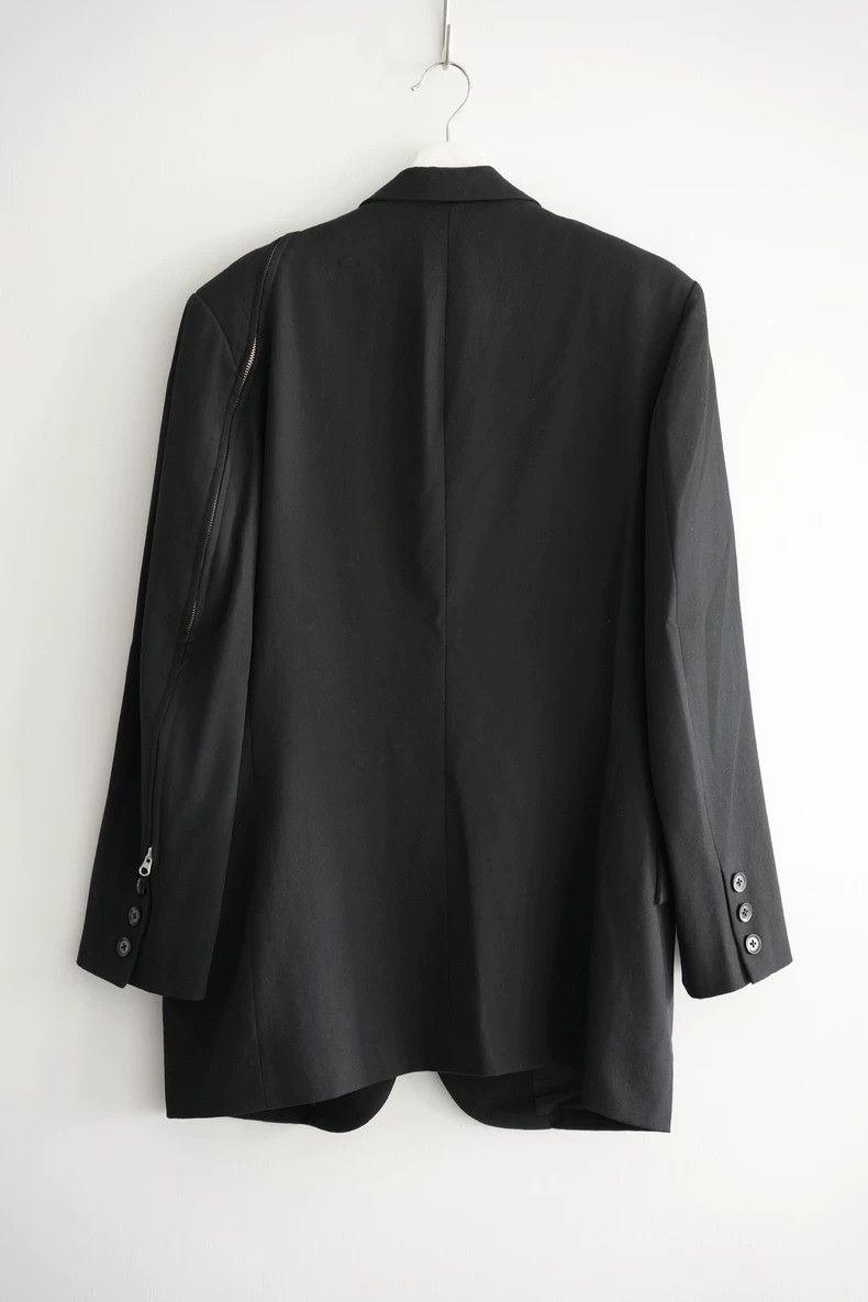 Yohji Yamamoto Yohji Yamamoto size 3 04aw first year neckline zipper suit Size 38R - 2 Thumbnail
