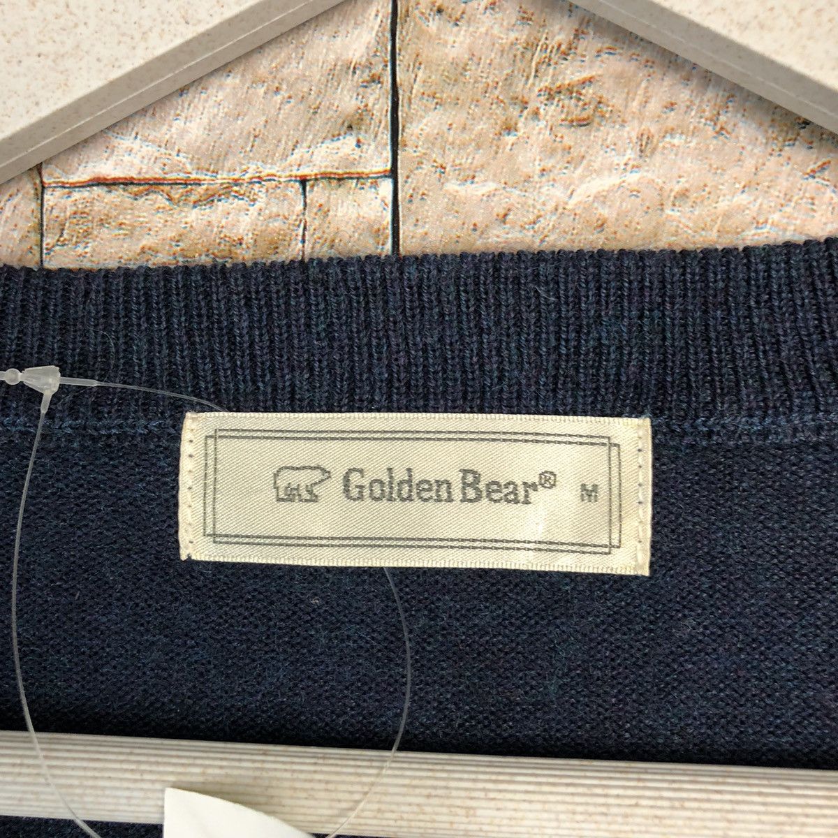 Golden Bear × Homespun Knitwear × Vintage Golden Bear vintage Dark Blue Knitwear #A848 Size US M / EU 48-50 / 2 - 10 Thumbnail