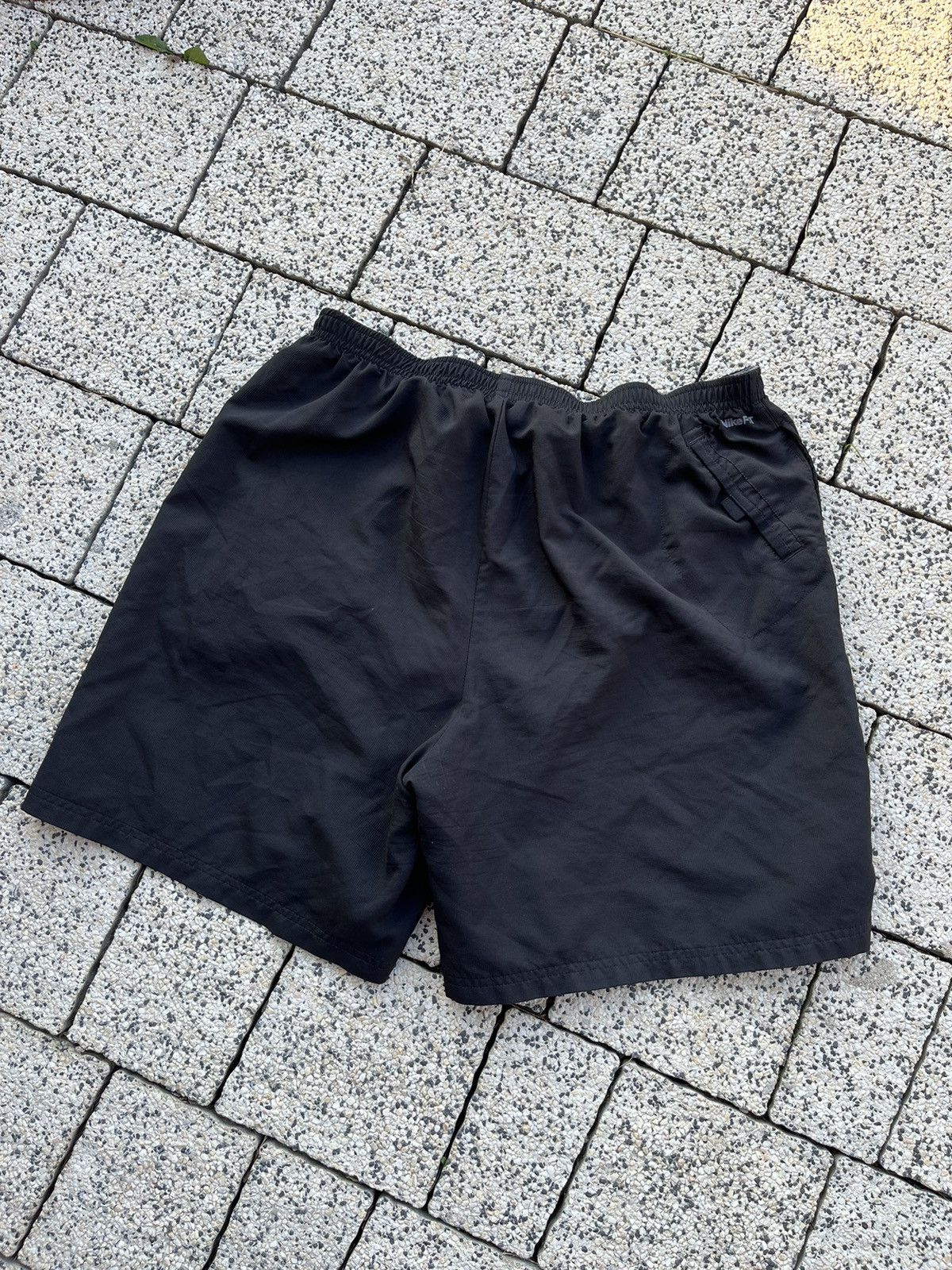 Nike × Vintage Nike Track Vintage Shorts Streetwear Y2K Drill Nylon Size US 36 / EU 52 - 2 Thumbnail