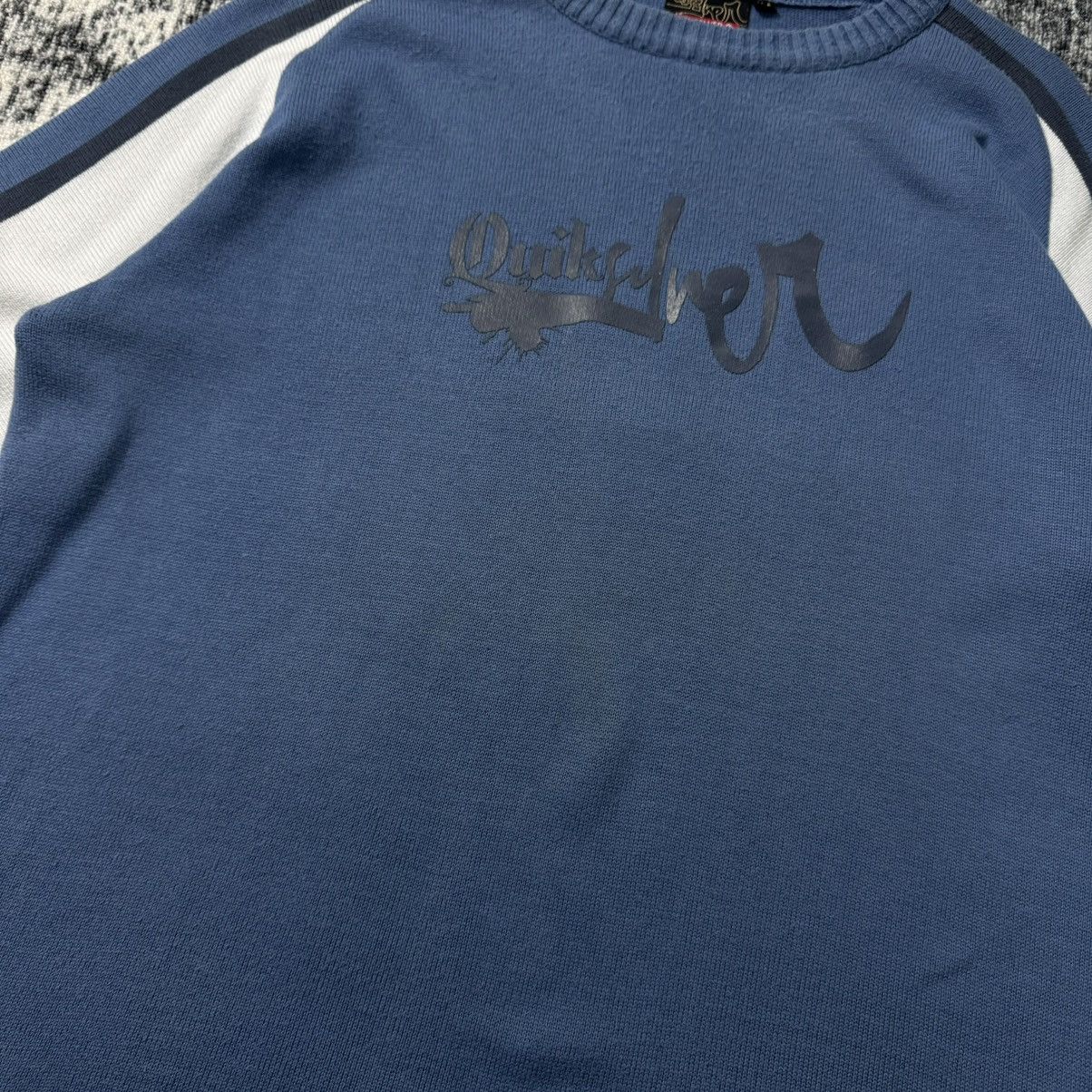Quiksilver Vintage Y2K Quilsilver Knitted Sweater Local Addict Big Logo Size US XL / EU 56 / 4 - 8 Thumbnail