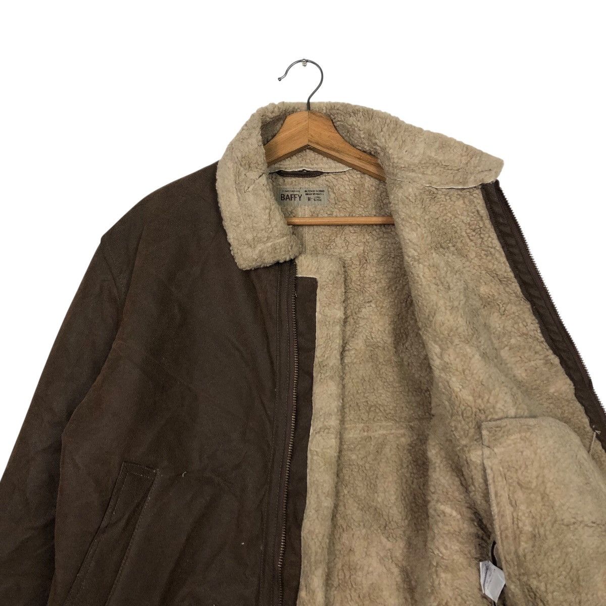 Japanese Brand 📌Vintage Leather Jacket Baffy Shearling Blanket B3 Design Size US M / EU 48-50 / 2 - 13 Thumbnail