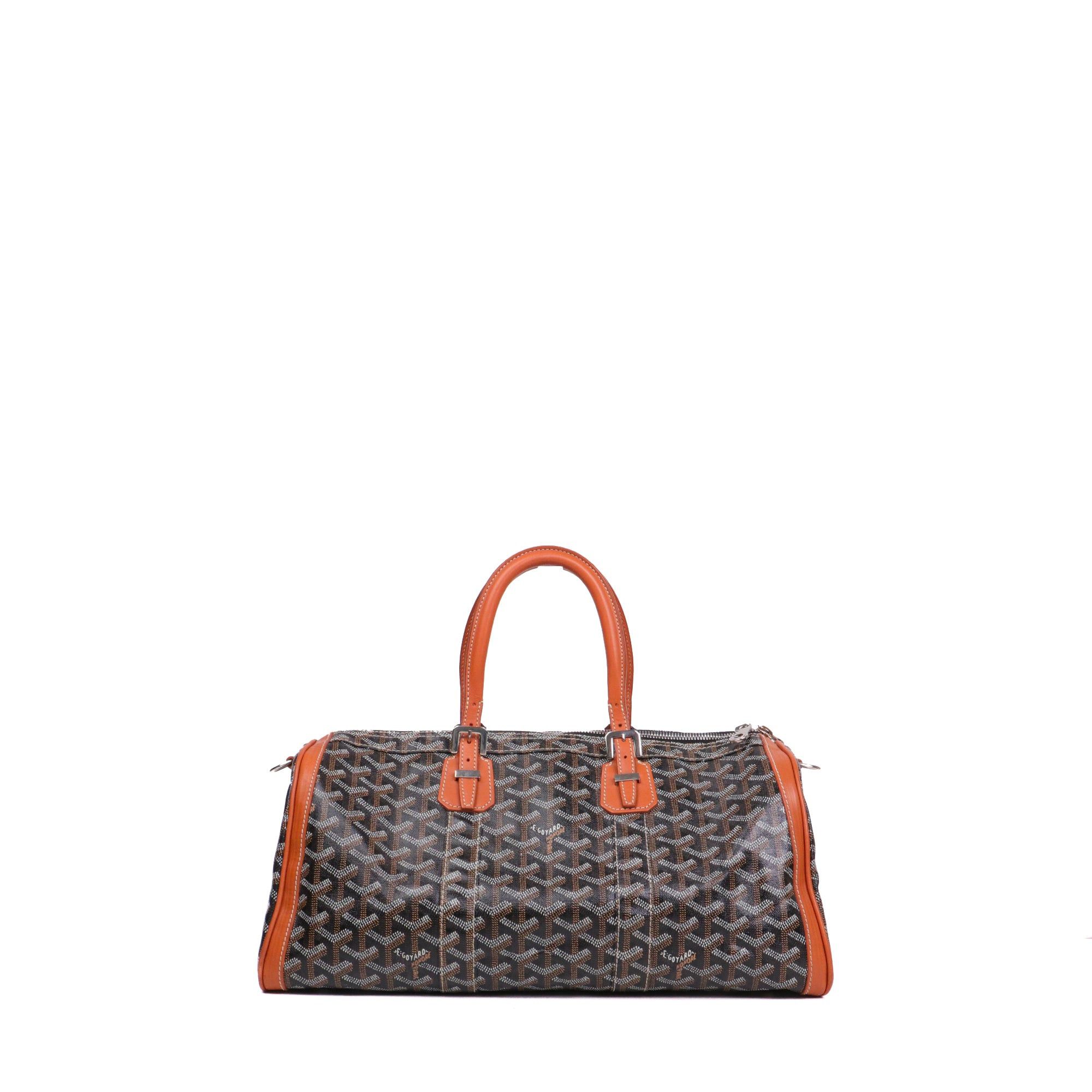 Goyard GOYARD - Goyard Croisière handbag in black coated canvas Size ONE SIZE - 1 Thumbnail