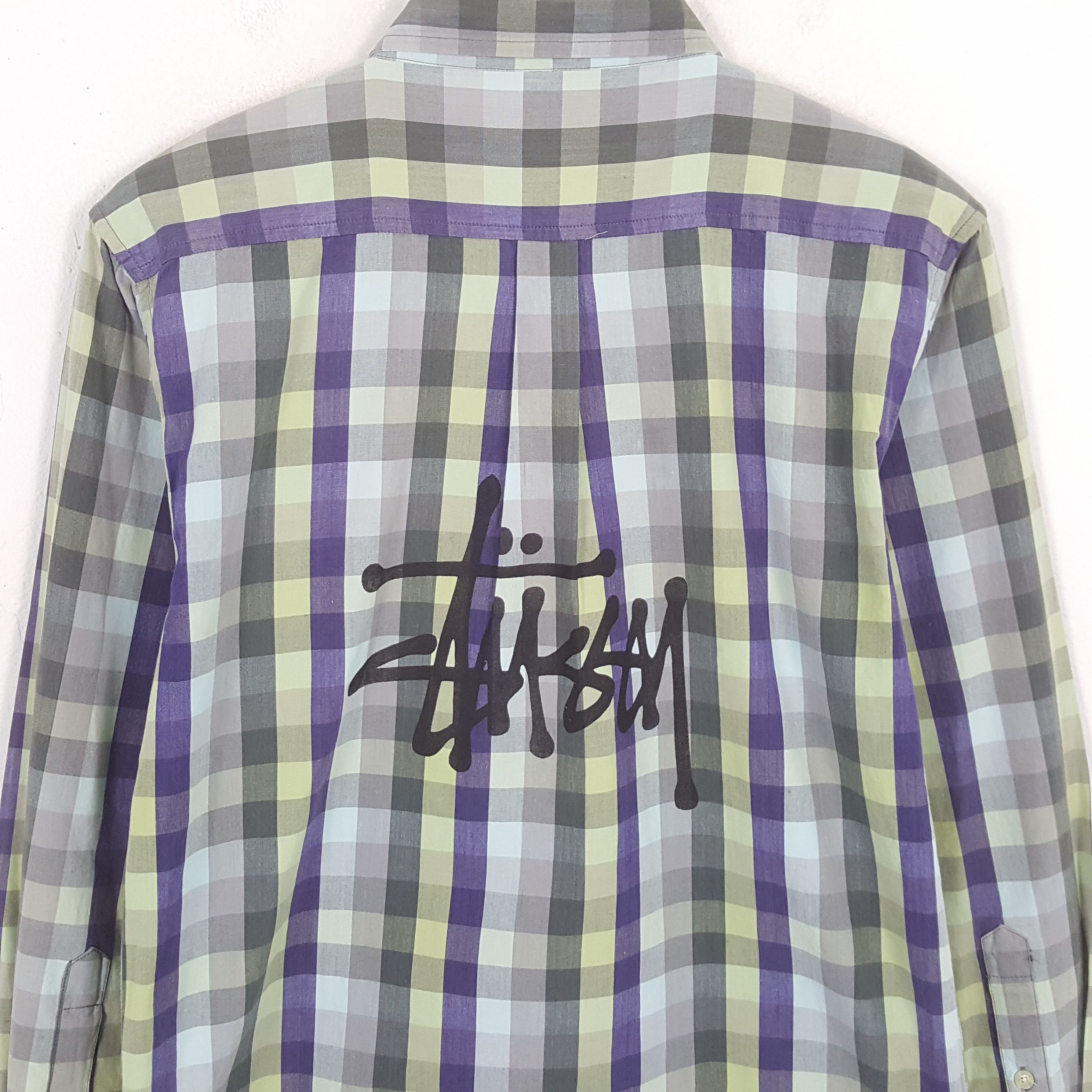 Stussy × Vintage STUSSY Streetwear Custom Art Shirt Size US L / EU 52-54 / 3 - 2 Thumbnail