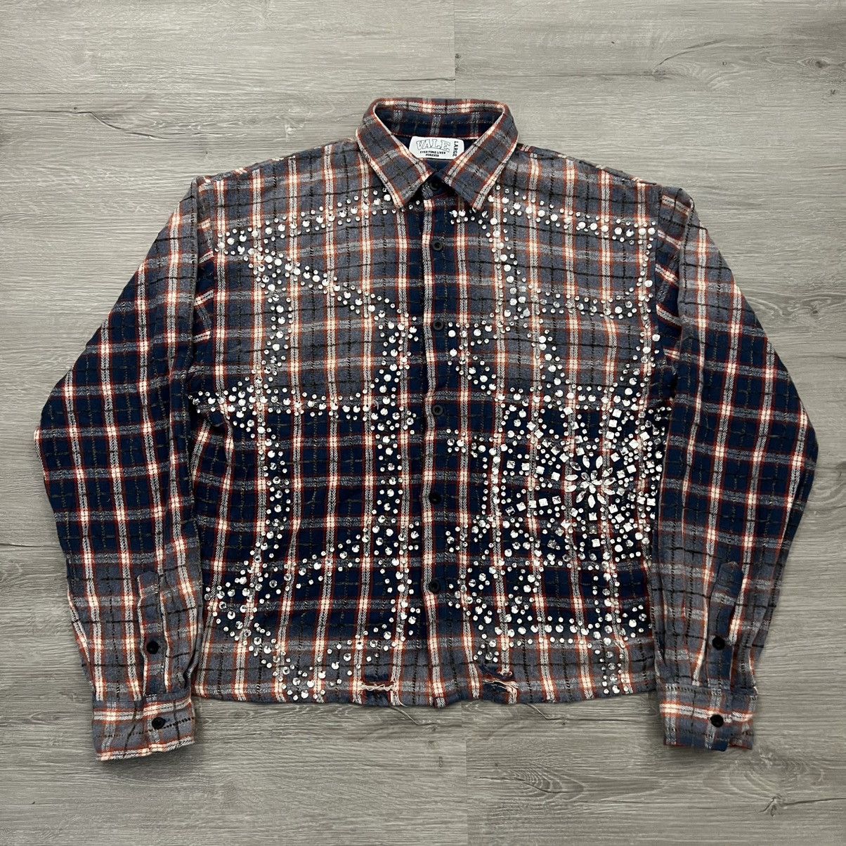Vale Vale Forever Valley Dreams Rhinestone Flannel USA Size US L / EU 52-54 / 3 - 2 Thumbnail