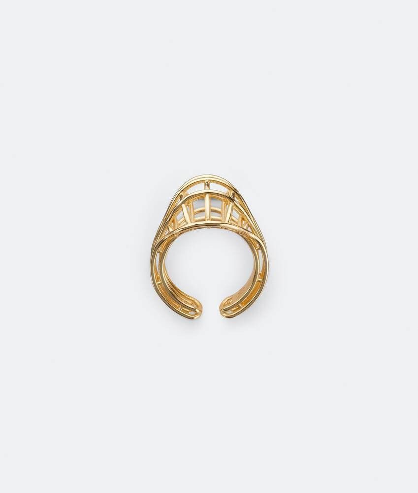 Bottega Veneta o1n1vont1124 Size: 11 / Outline Ring in Gold Size ONE SIZE - 2 Thumbnail