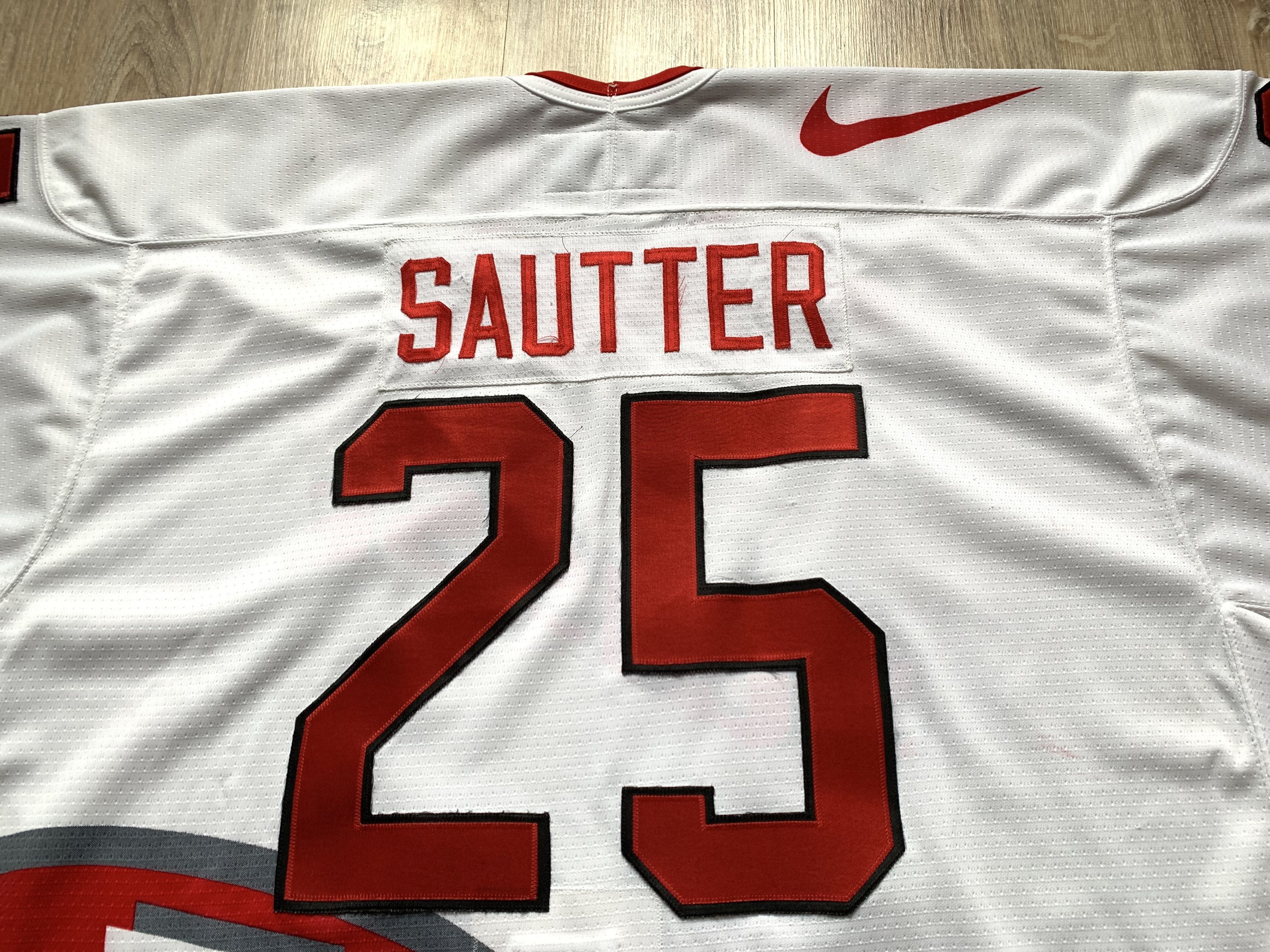 NHL × Nike × Vintage Switzerland Nike Authentic Hockey Jersey Sauter #25 Size US XL / EU 56 / 4 - 6 Thumbnail