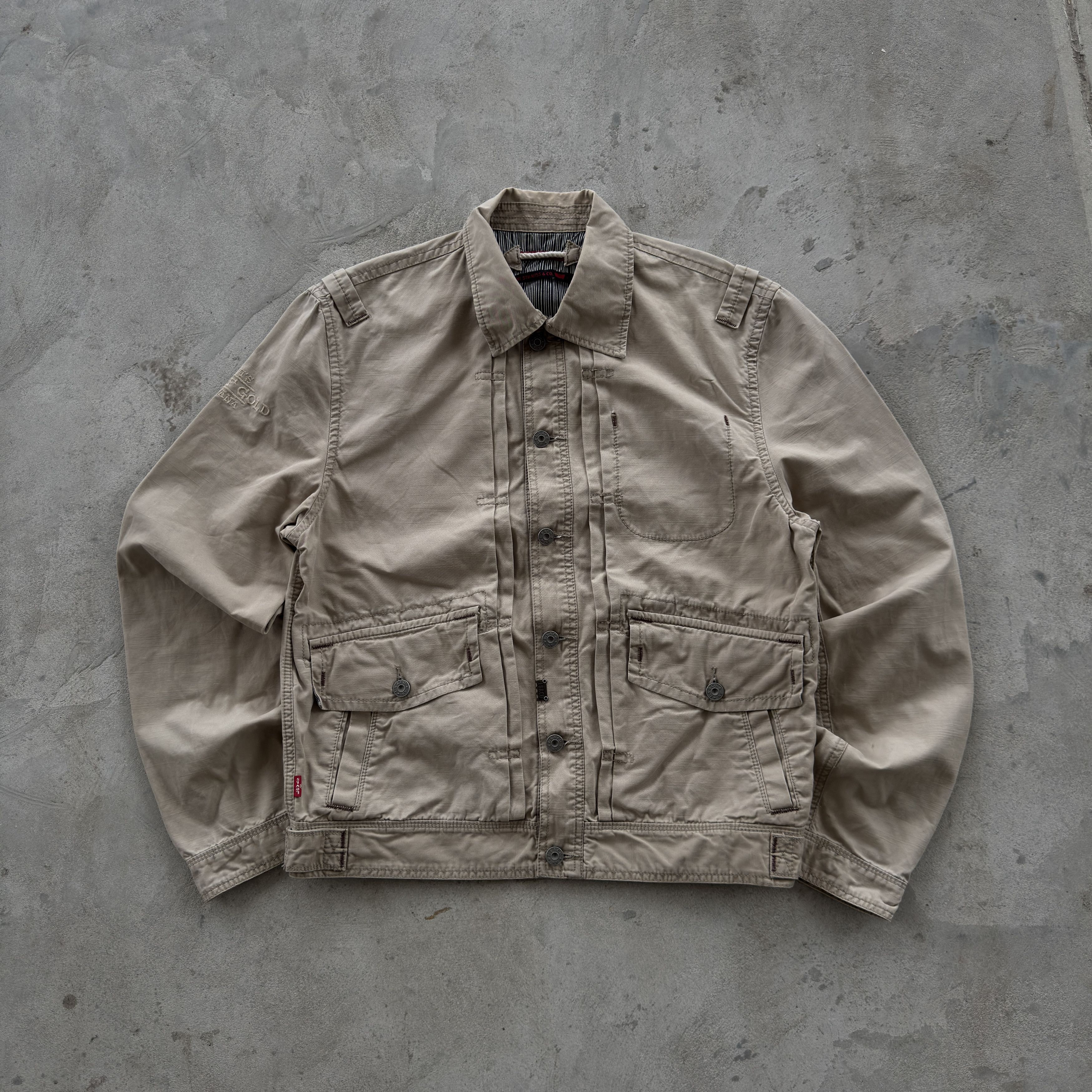 Levi's Levis Havana Military Type 3 Trucker Jacket Beige Tan L Size US L / EU 52-54 / 3 - 1 Thumbnail