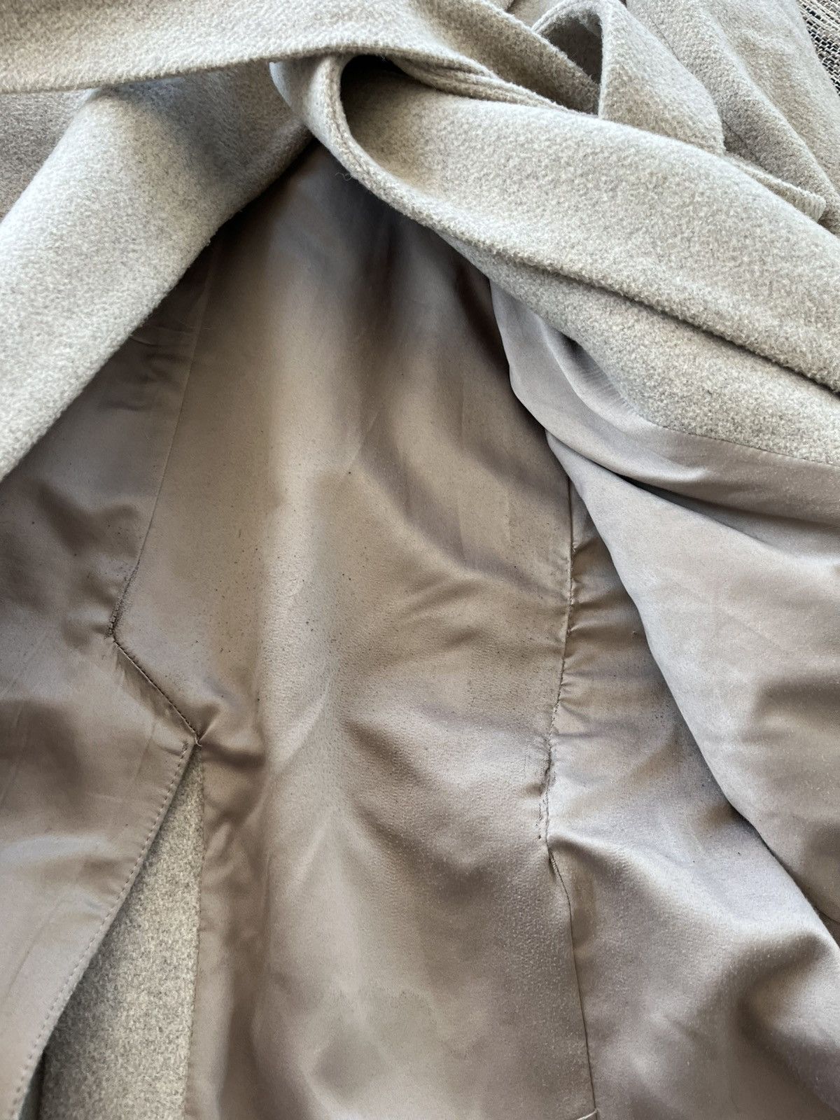 Polo Ralph Lauren Vintage Polo Ralph Lauren Wool Coat Beige Classic Luxury Size XS / US 0-2 / IT 36-38 - 11 Thumbnail
