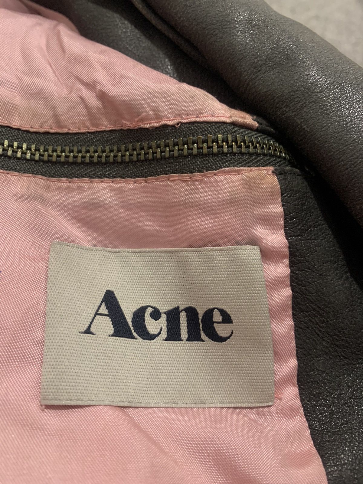 Acne Studios Acne Sheep Leather Ramones Jacket Size US XS / EU 42 / 0 - 8 Thumbnail