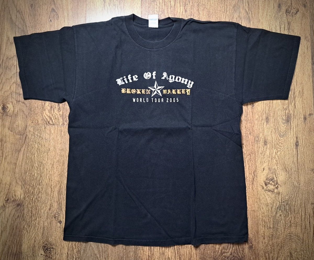 Band Tees LIFE OF AGONY x BROKEN VALLEY x Vintage Tour T-Shirt 2005 Size US XL / EU 56 / 4 - 1 Thumbnail