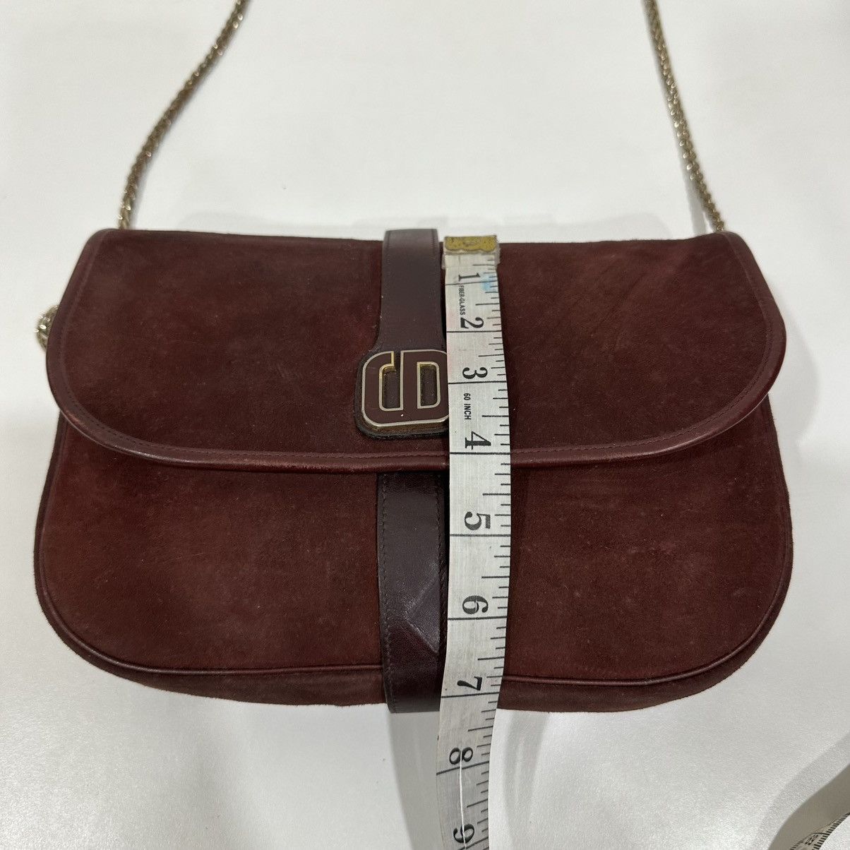 Christian Dior Monsieur ‼️YES‼️ VINTAGE CHRISTIAN DIOR CD SUEDE LEATHER CROSSBODY BAG Size ONE SIZE - 8 Thumbnail