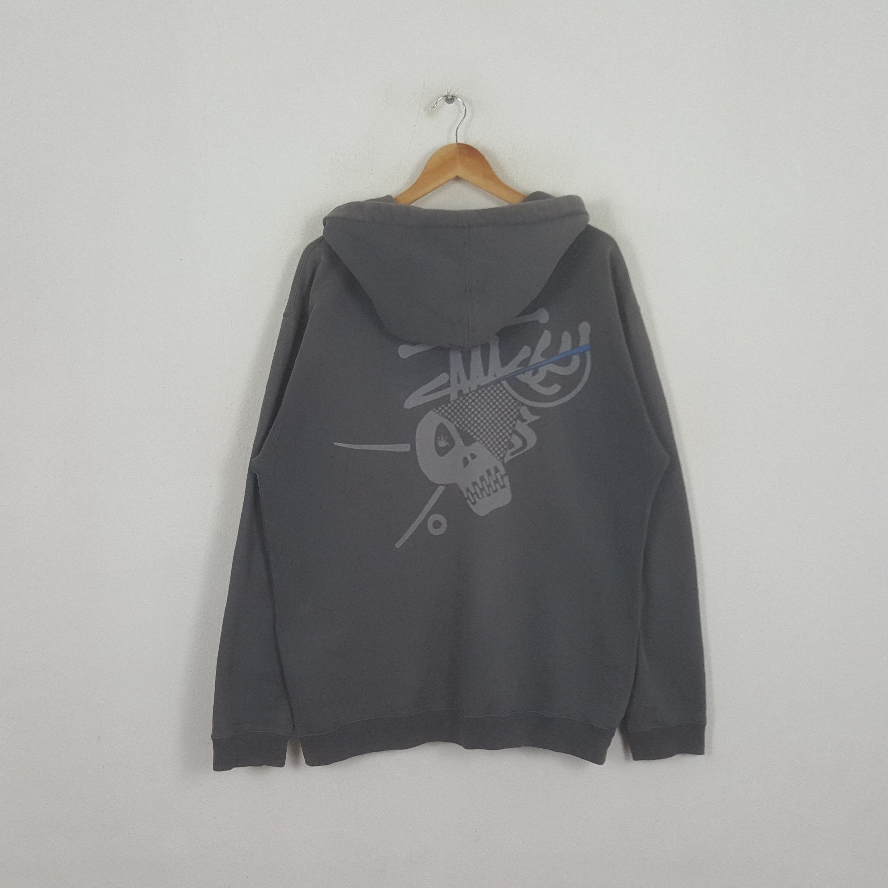 Stussy × Vintage Vintage Stussy Streetwear Style Zipper Hoodies Size US L / EU 52-54 / 3 - 1 Thumbnail