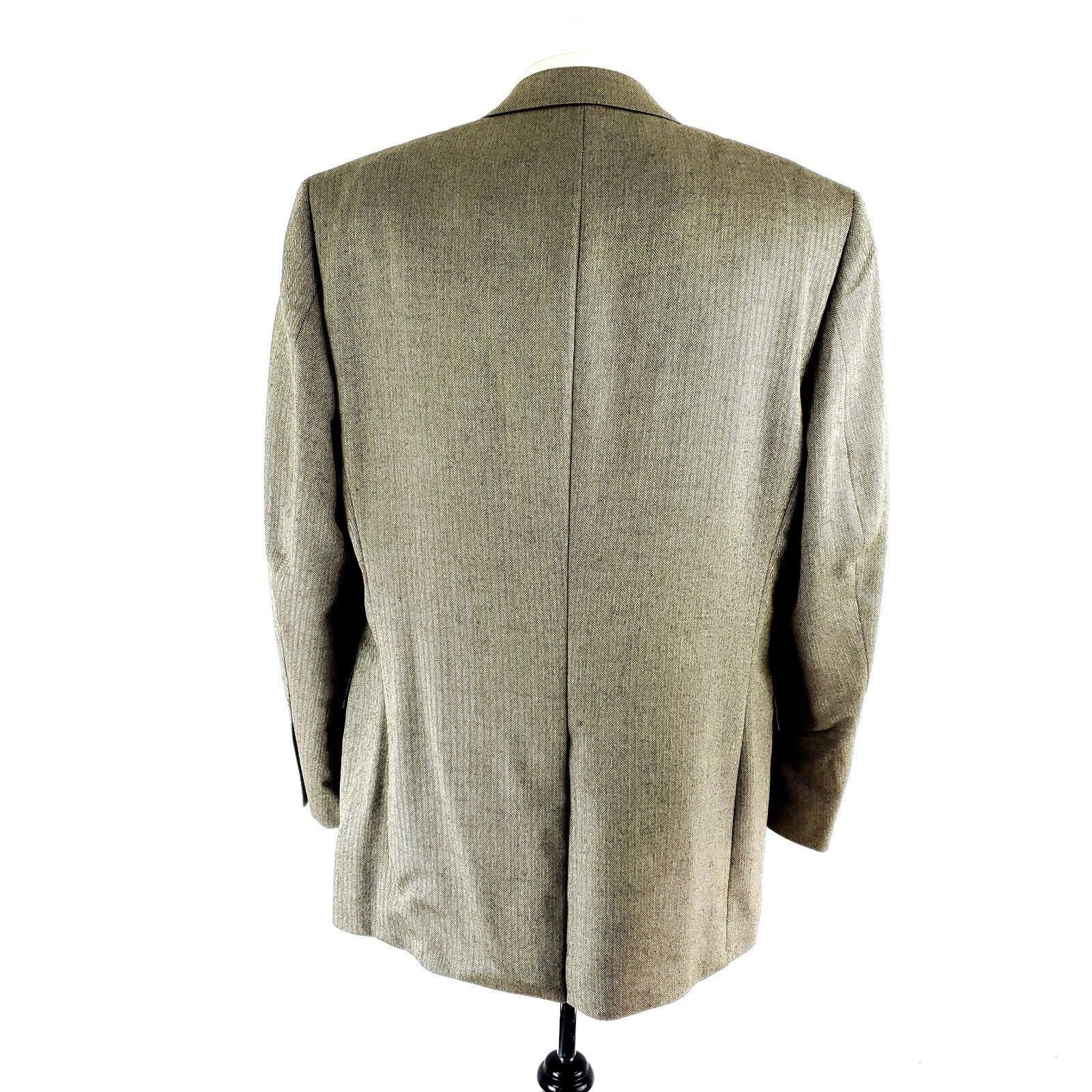 Jos. A. Bank Jos A Bank Signature Camel Hair Silk 2 Button Sport Coat 44L Size 44L - 6 Thumbnail