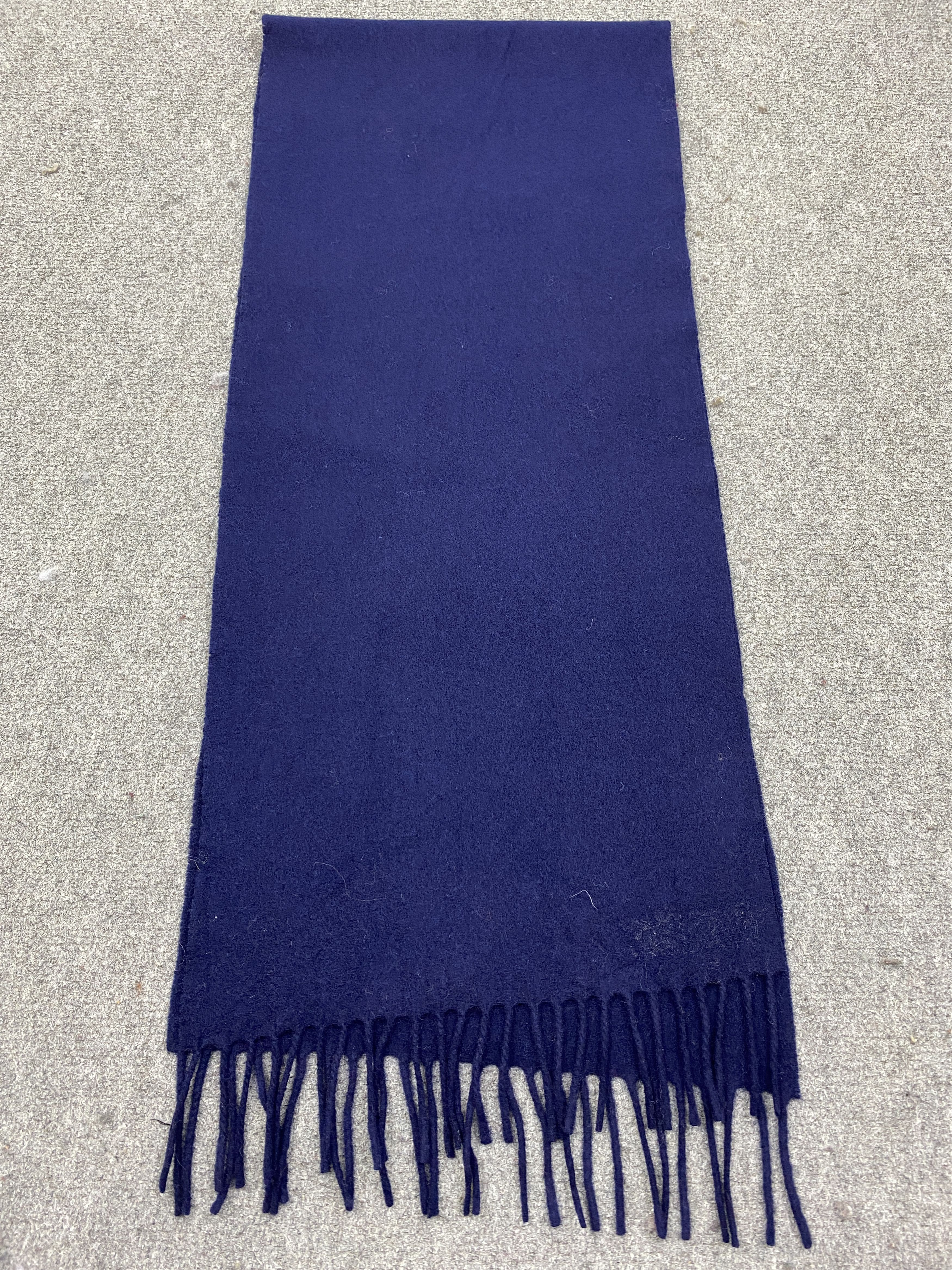 MCM MCM Plain Grey Wool Scarf Muffler SC0310 Size ONE SIZE - 2 Thumbnail