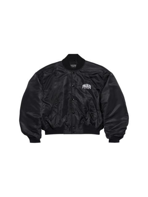 Balenciaga o1s1wg110126 BB Paris Icon Knotted Fitted Zip-Up Jacket Size XS / US 0-2 / IT 36-38 - 1 Preview