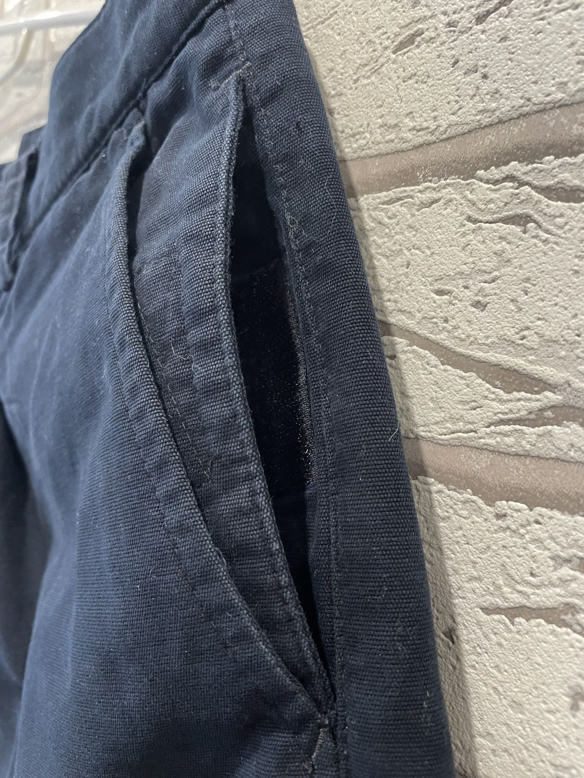 Yves Saint Laurent Yves Saint Laurent Vintage YSL Cargo Shorts Navy Blue Size US 30 / EU 46 - 7 Thumbnail