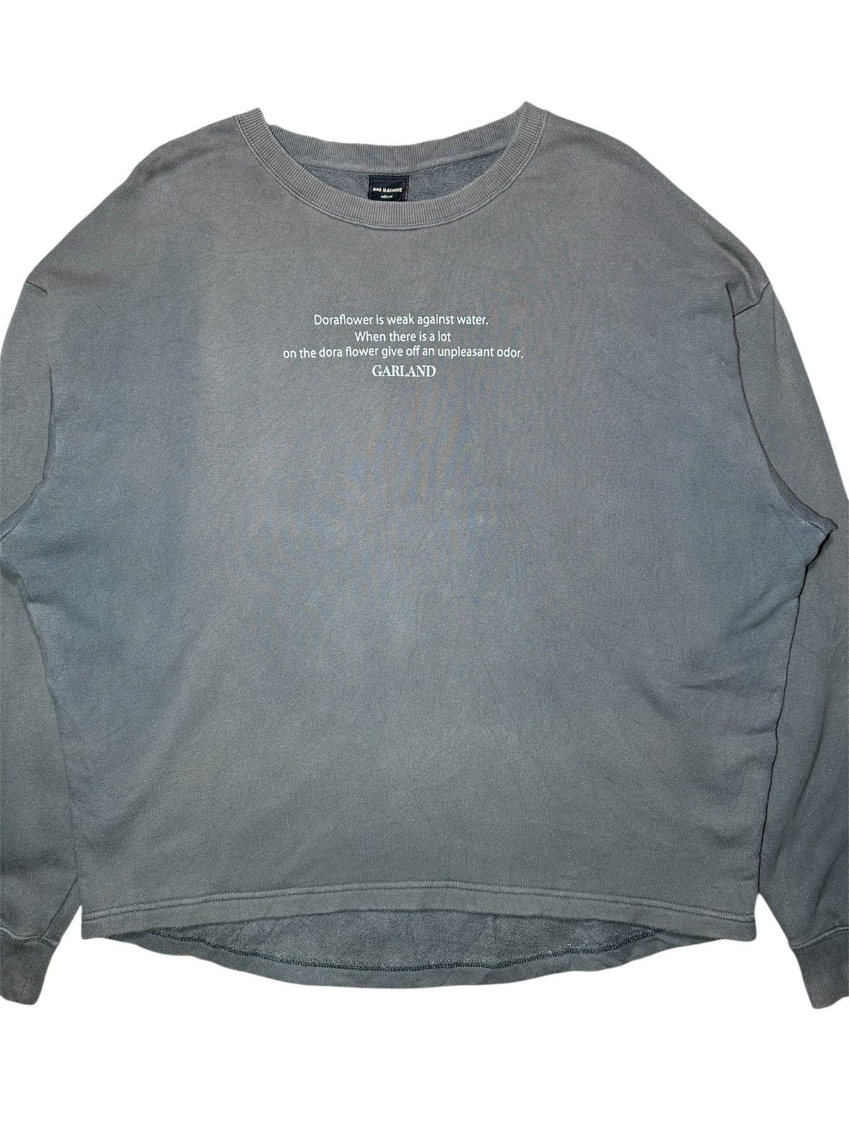 Japanese Brand Rag Machine Crewneck Sweatshirt Size US XL / EU 56 / 4 - 2 Thumbnail