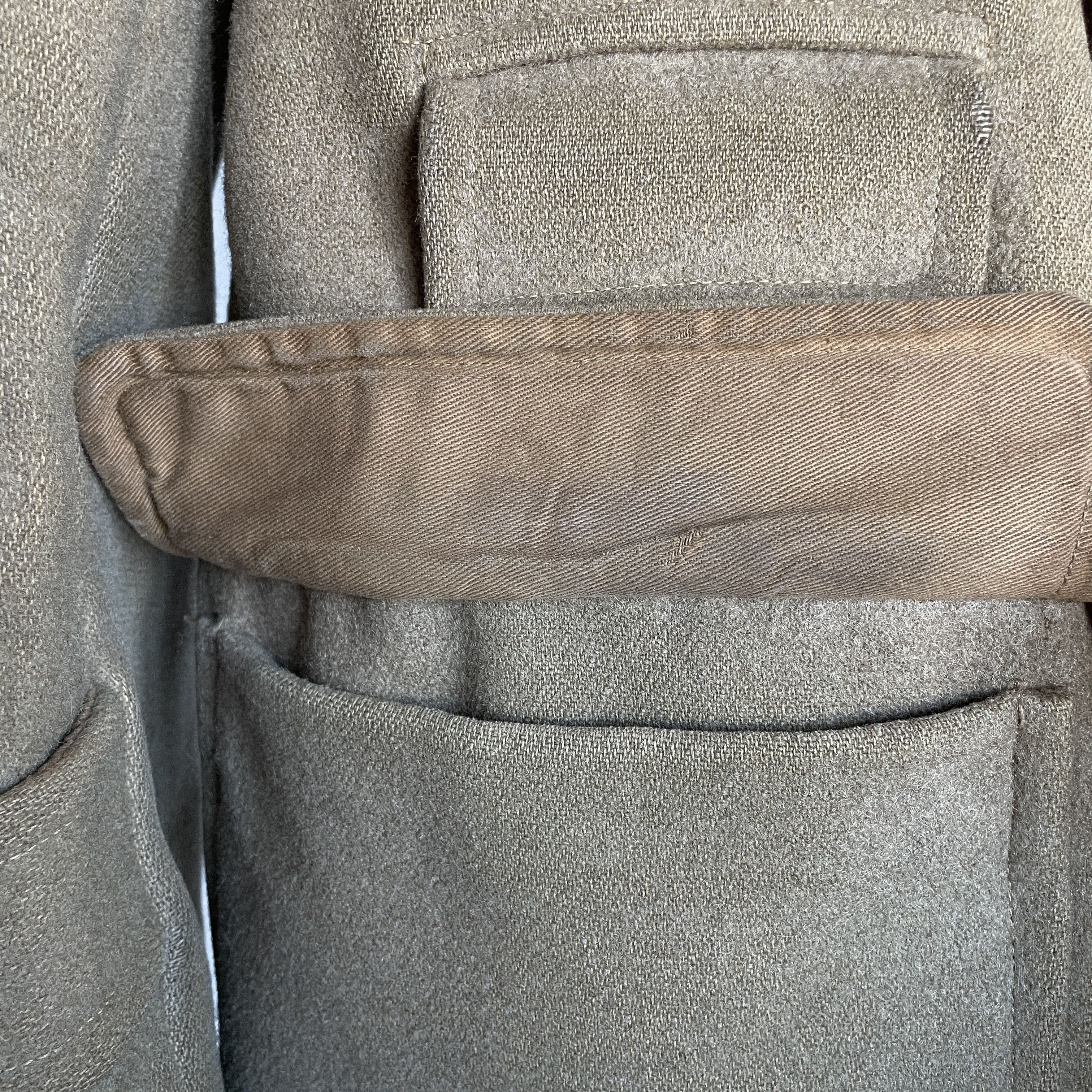 Vintage Vintage 50's 60's British Fur Collar Country Heavy Wool Coat Size US L / EU 52-54 / 3 - 12 Thumbnail