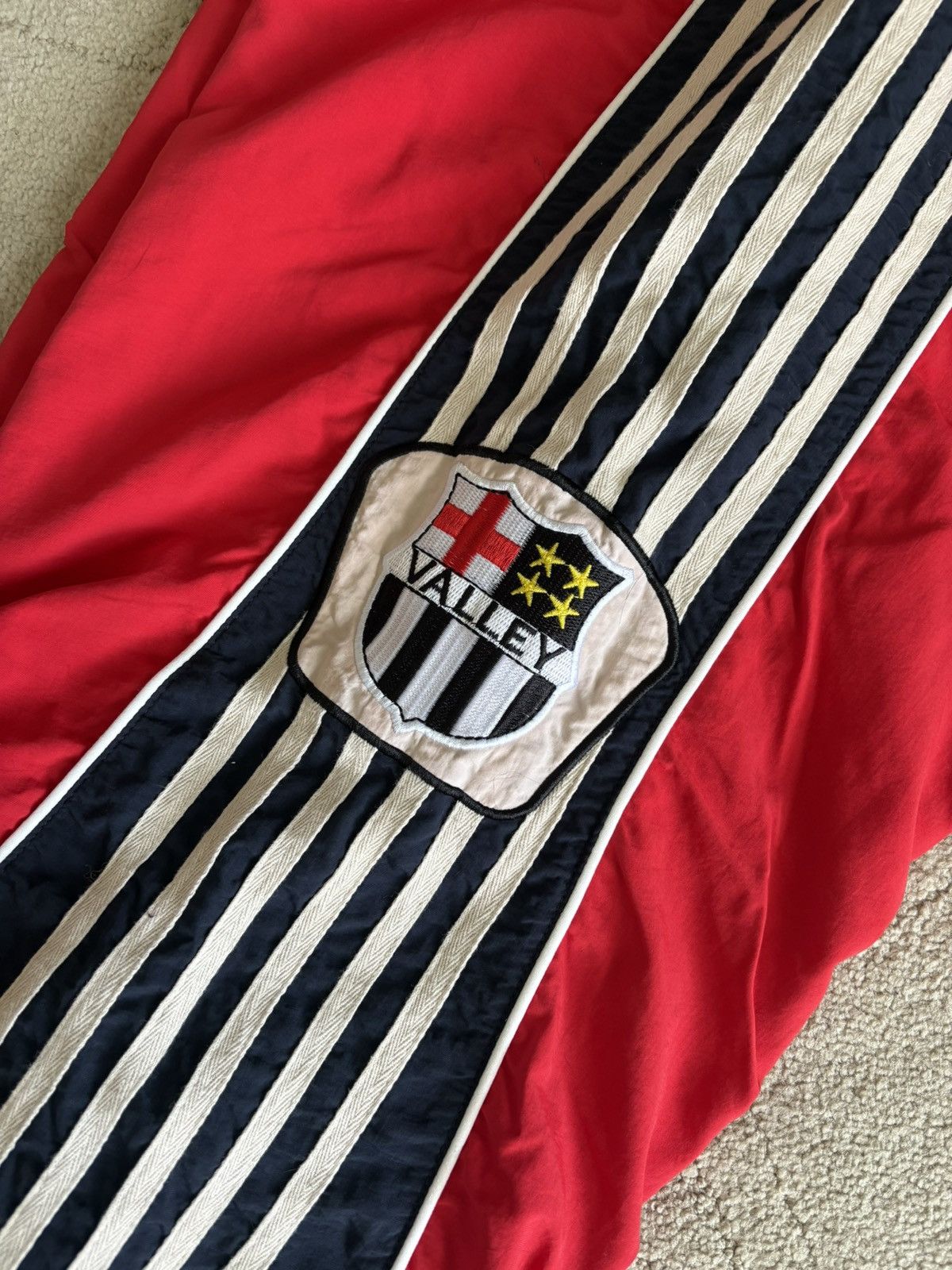 Vale Vale Forever Lisbon Swish Red Track Pants Size US 32 / EU 48 - 7 Thumbnail