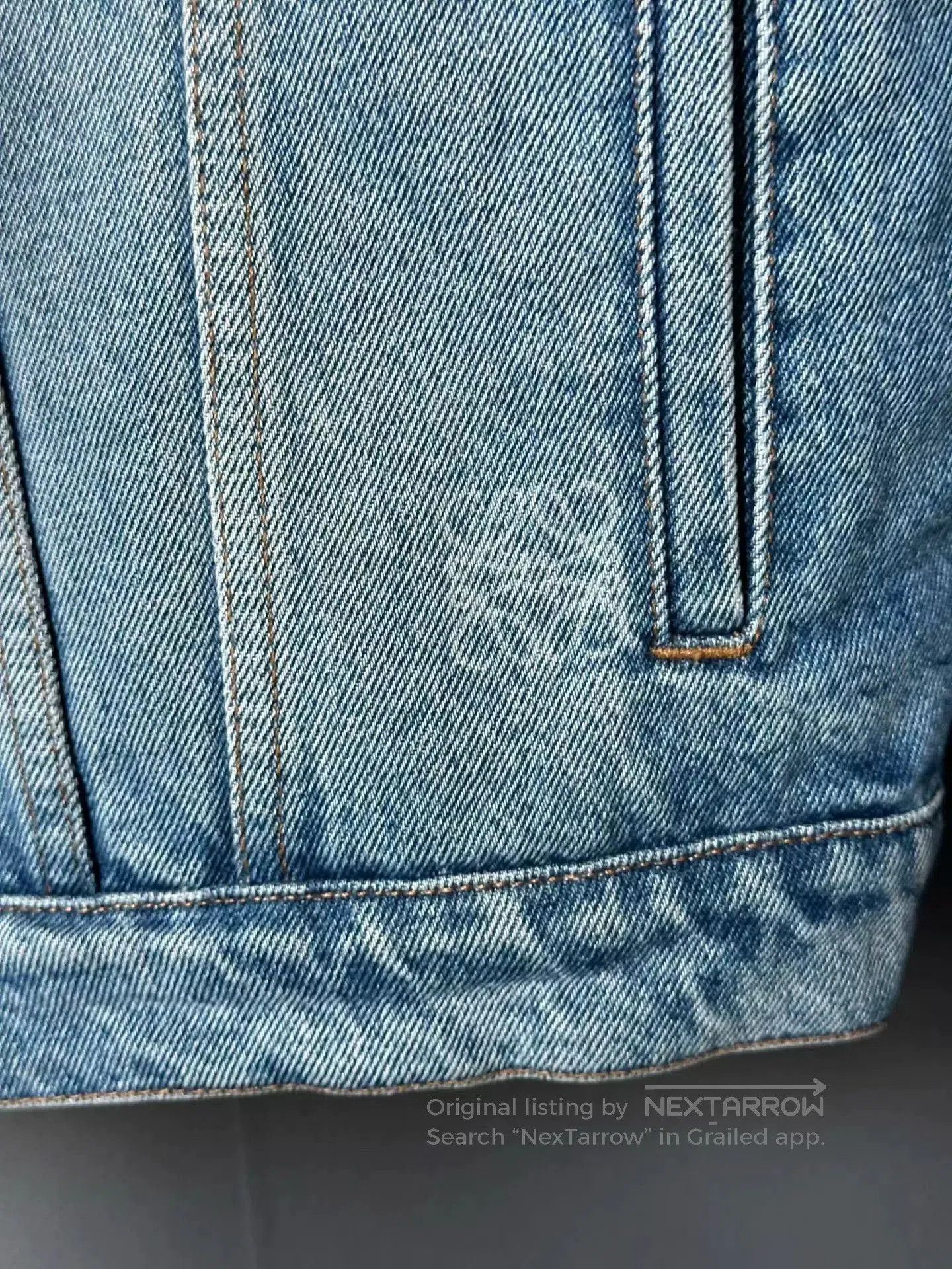 Loewe Loewe Shearling Collar Denim Jacket. Size US XL / EU 56 / 4 - 9 Thumbnail
