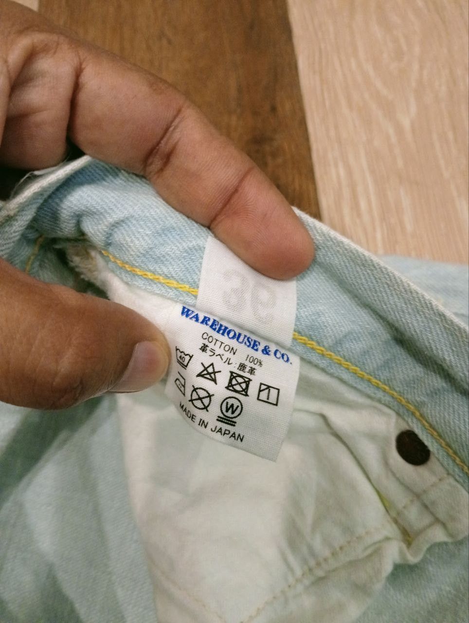 Warehouse VINTAGE WAREHOUSE JAPAN DUCK DIGGER SELVEDGE JEANS Size US 36 / EU 52 - 5 Thumbnail
