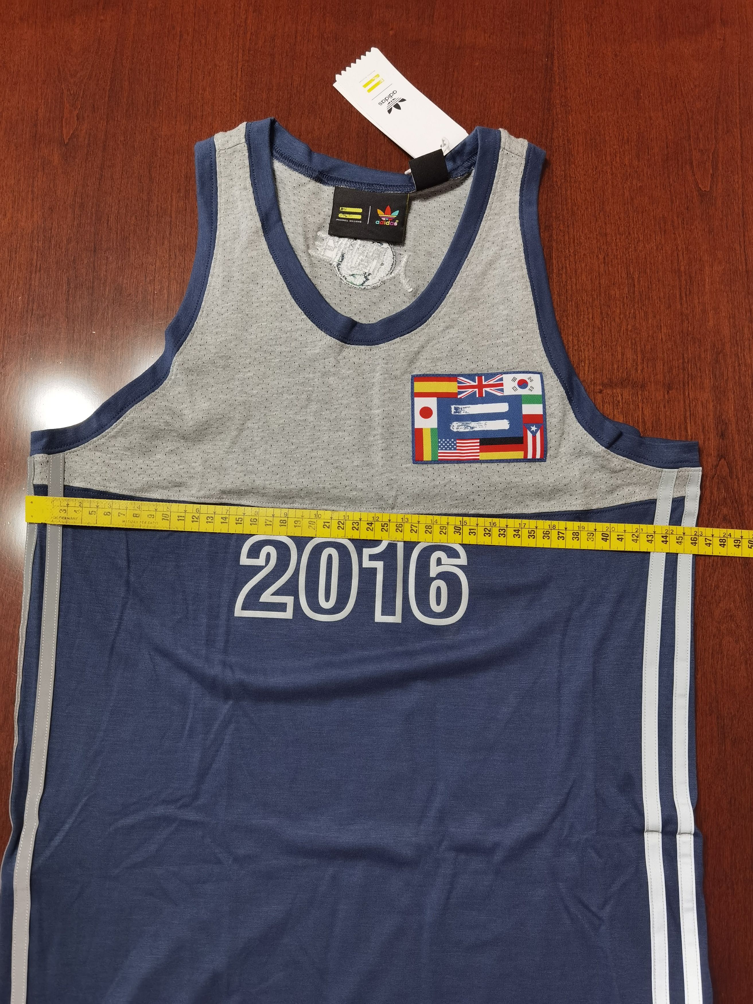 Adidas × Humanrace × Pharrell adidas x Pharrell Williams Hu Race Tank Top Small BJ9087 Size US S / EU 44-46 / 1 - 15 Thumbnail